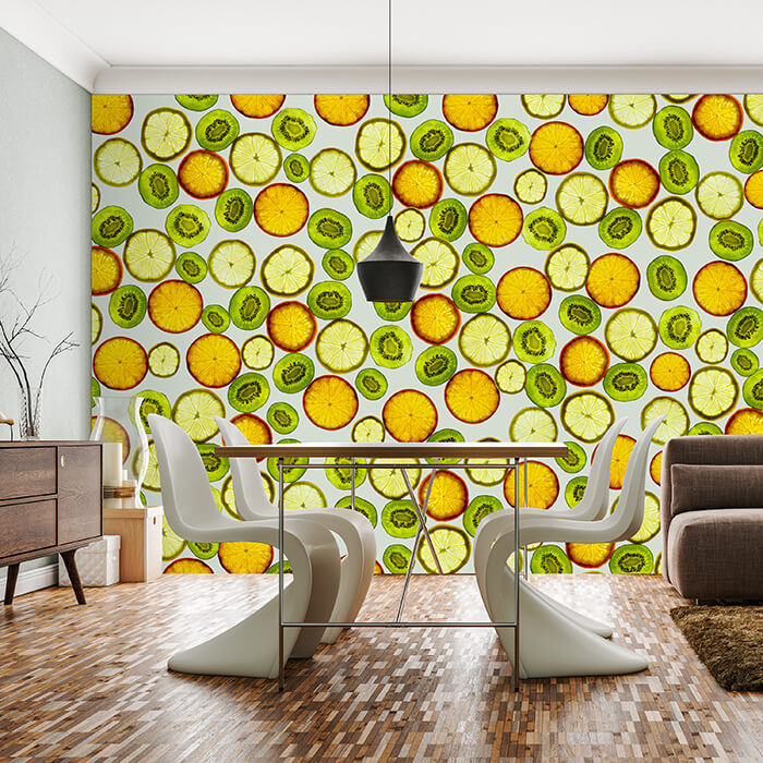 Fototapete Kiwi Zitrone Limette M0733 - Bild 1 Fototapete Kiwi Zitrone Limette M0733 - Bild 1