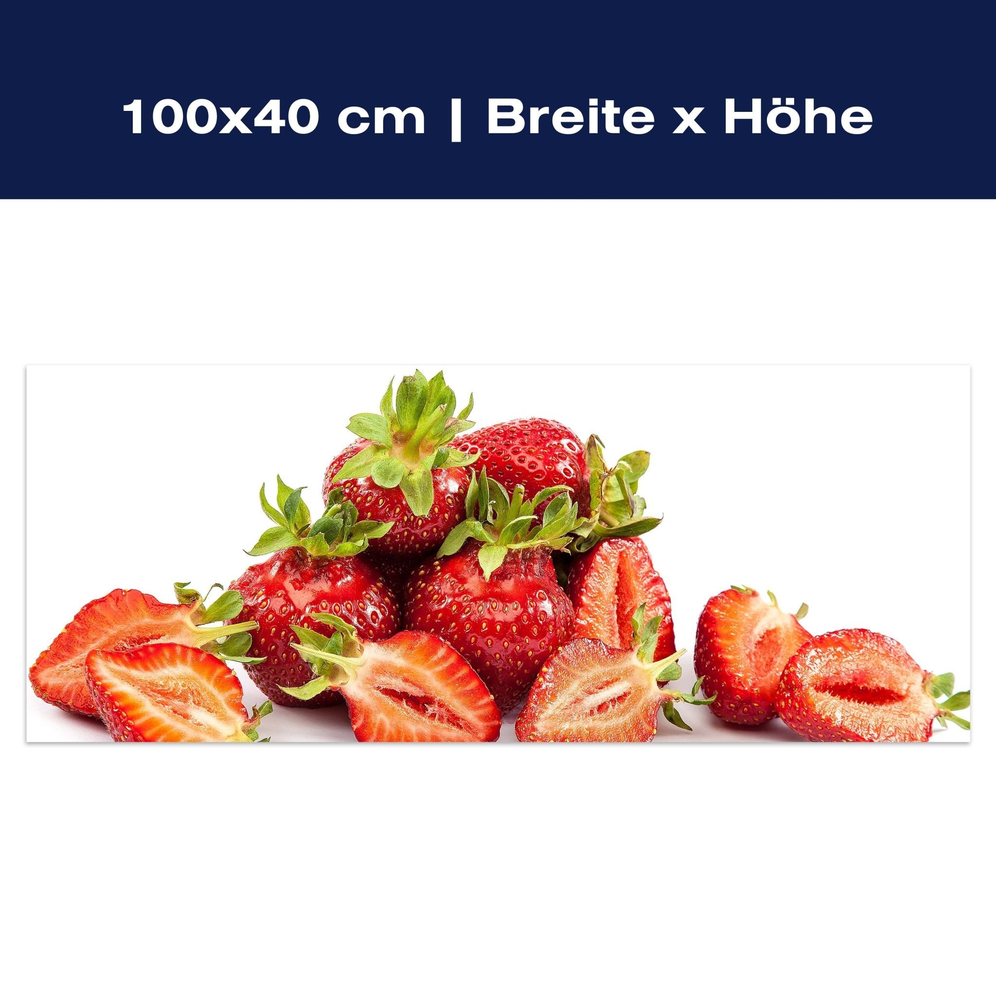 Leinwandbild Erdbeeren M0734 Leinwandbild Erdbeeren M0734