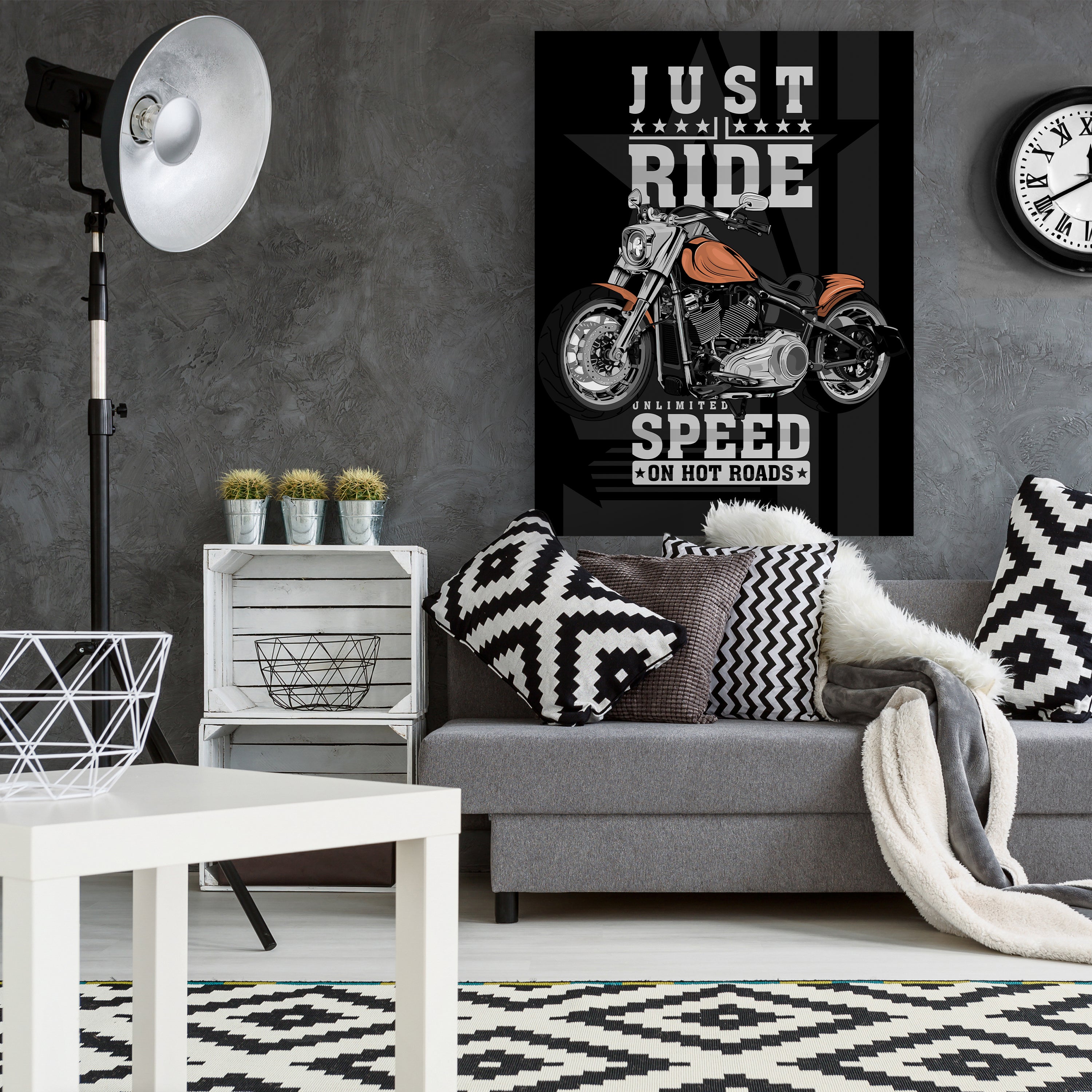 Leinwandbild Sport, Motorrad, Spruch, Hochformat M0734 kaufen - Bild 2 Leinwandbild Sport, Motorrad, Spruch, Hochformat M0734 kaufen - Bild 2