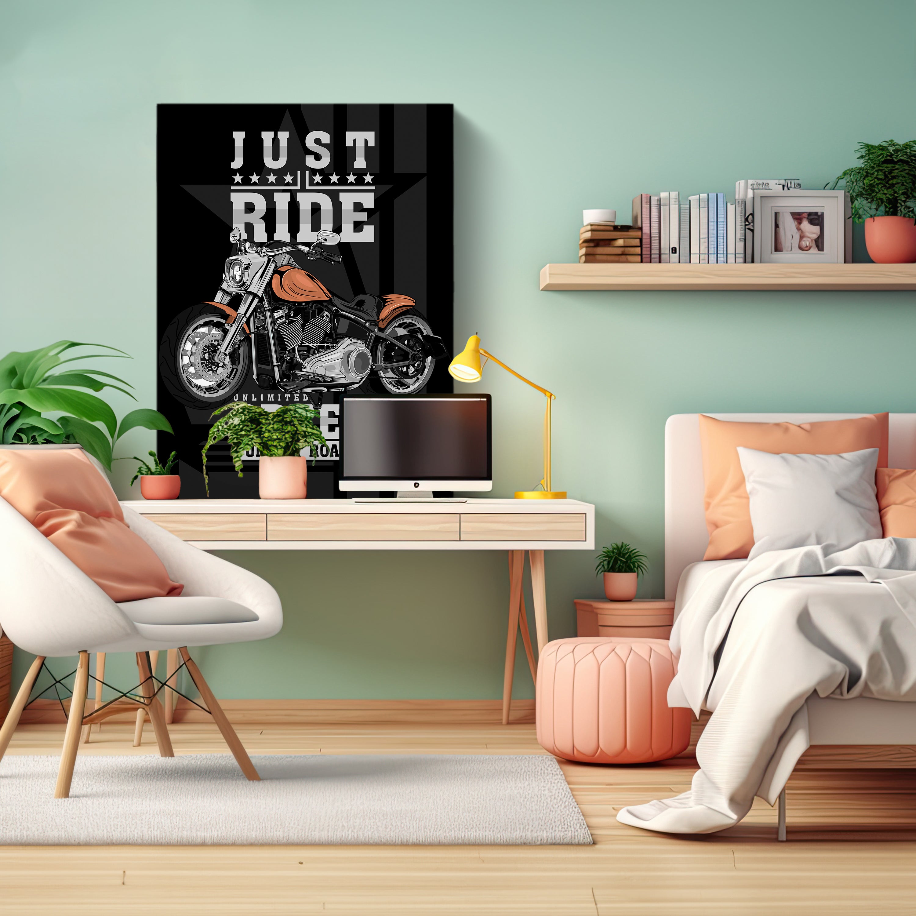 Leinwandbild Sport, Motorrad, Spruch, Hochformat M0734 kaufen - Bild 3 Leinwandbild Sport, Motorrad, Spruch, Hochformat M0734 kaufen - Bild 3