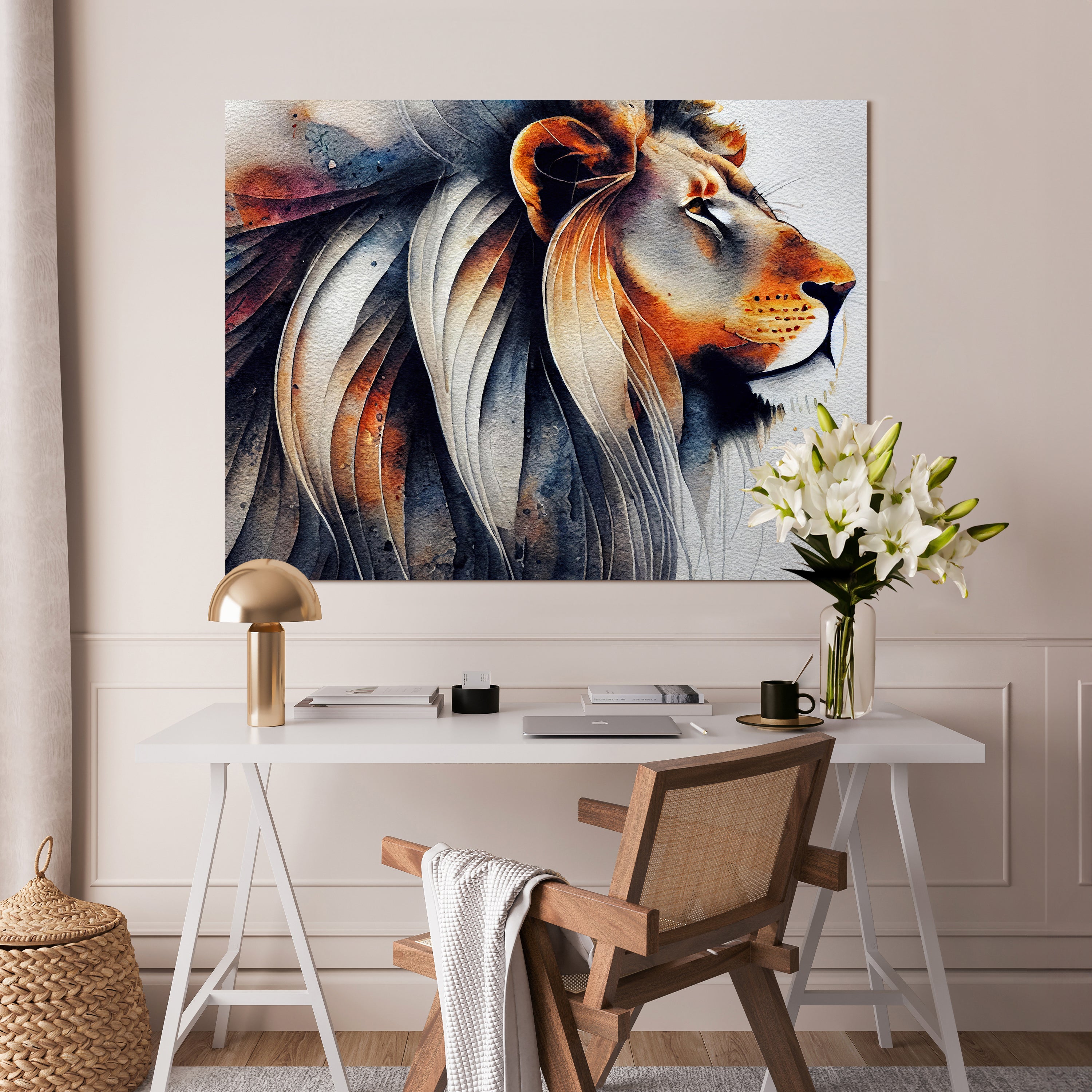 Leinwandbild Malerei, Löwe M0737 kaufen - Bild 2 Leinwandbild Malerei, Löwe M0737 kaufen - Bild 2