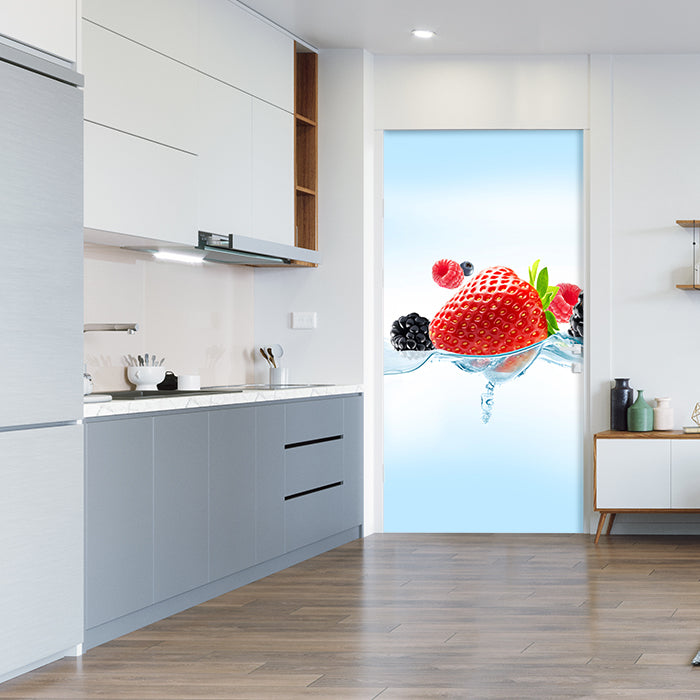 Türtapete Close up Blick frische Beeren M0737 - Bild 1 Türtapete Close up Blick frische Beeren M0737 - Bild 1