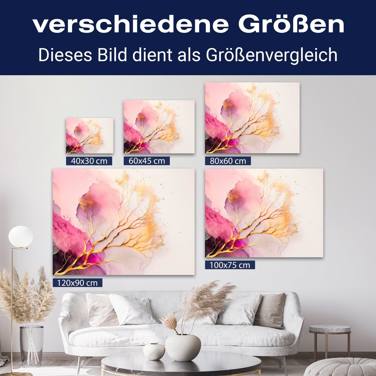 Leinwandbild Malerei, Baum M0740 kaufen - Bild 8 Leinwandbild Malerei, Baum M0740 kaufen - Bild 8