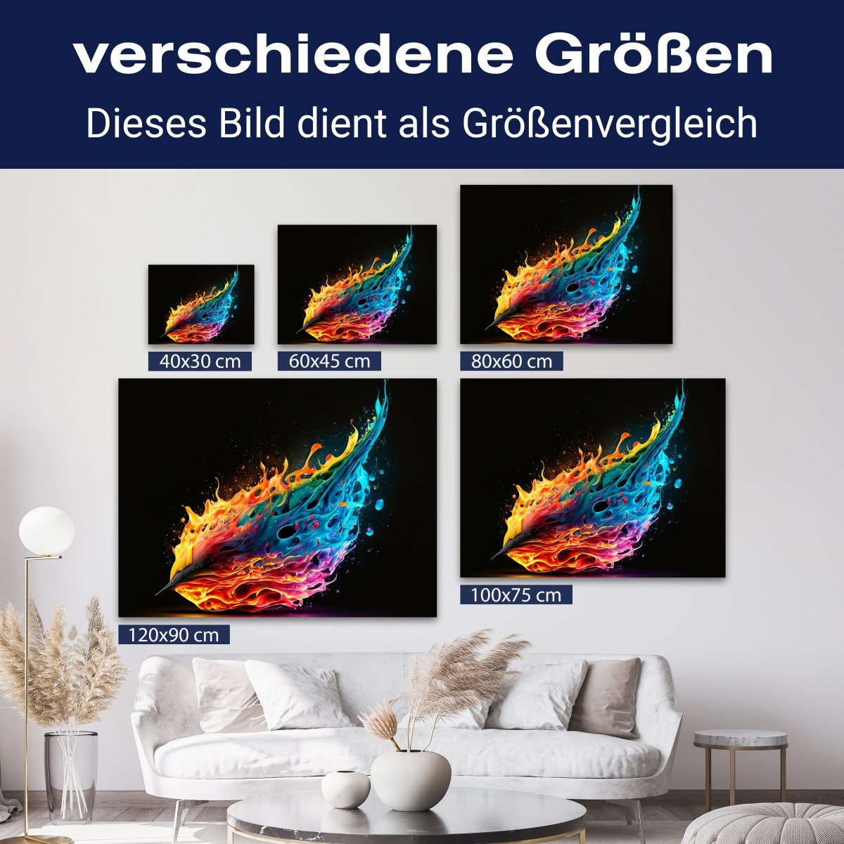 Leinwandbild Digital Art, Feder, Querformat M0742 kaufen - Bild 8 Leinwandbild Digital Art, Feder, Querformat M0742 kaufen - Bild 8