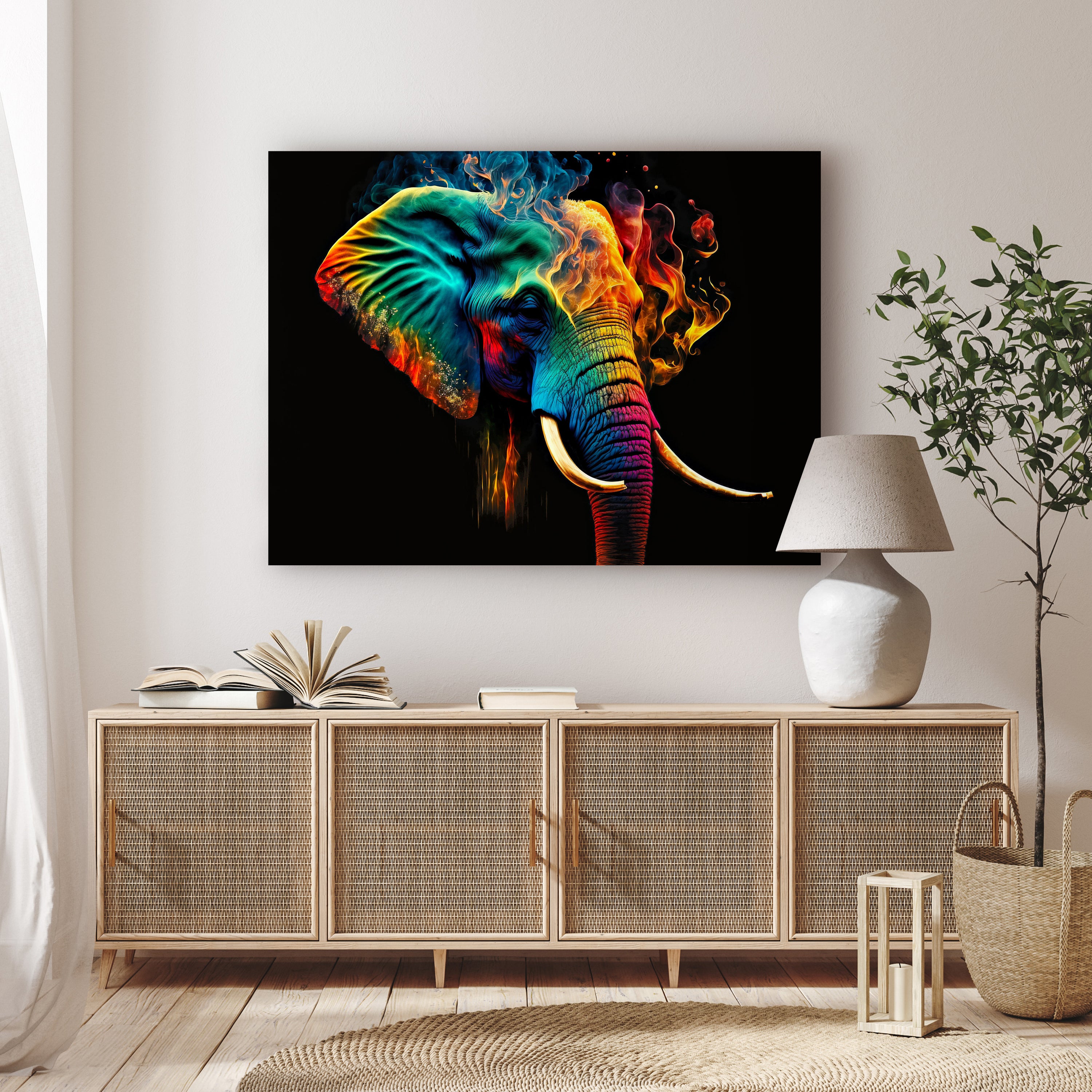 Leinwandbild Digital Art, Elefant, Querformat M0743 kaufen - Bild 2 Leinwandbild Digital Art, Elefant, Querformat M0743 kaufen - Bild 2