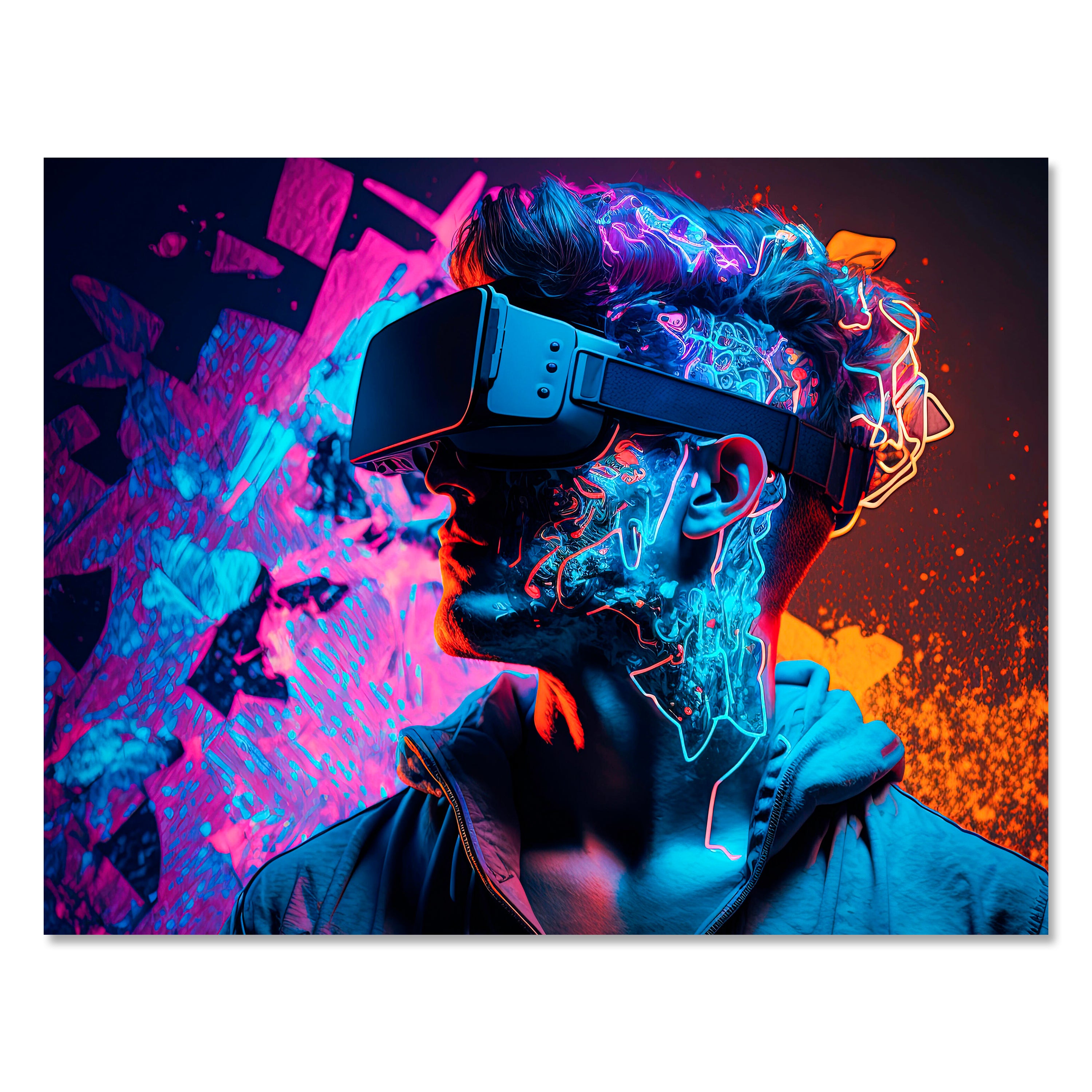Leinwandbild Digital Art, Cyberpunk, Querformat M0747 kaufen - Bild 1 Leinwandbild Digital Art, Cyberpunk, Querformat M0747 kaufen - Bild 1