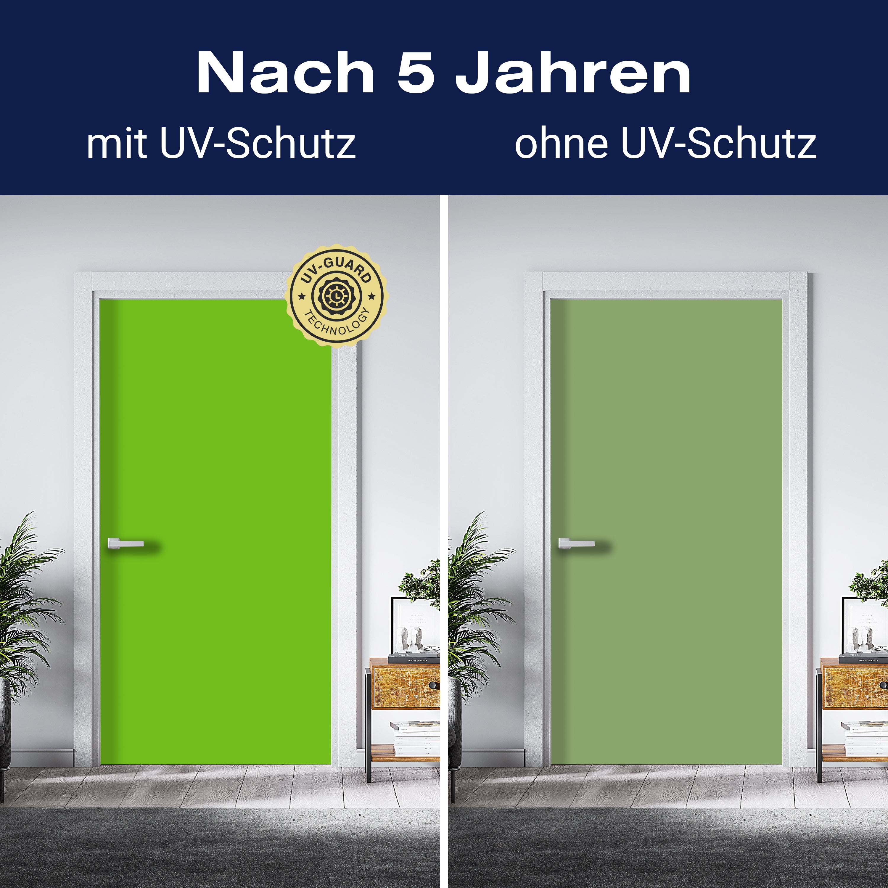 Türtapete einfarbig Lindgrün M0747 - Bild 4 Türtapete einfarbig Lindgrün M0747 - Bild 4