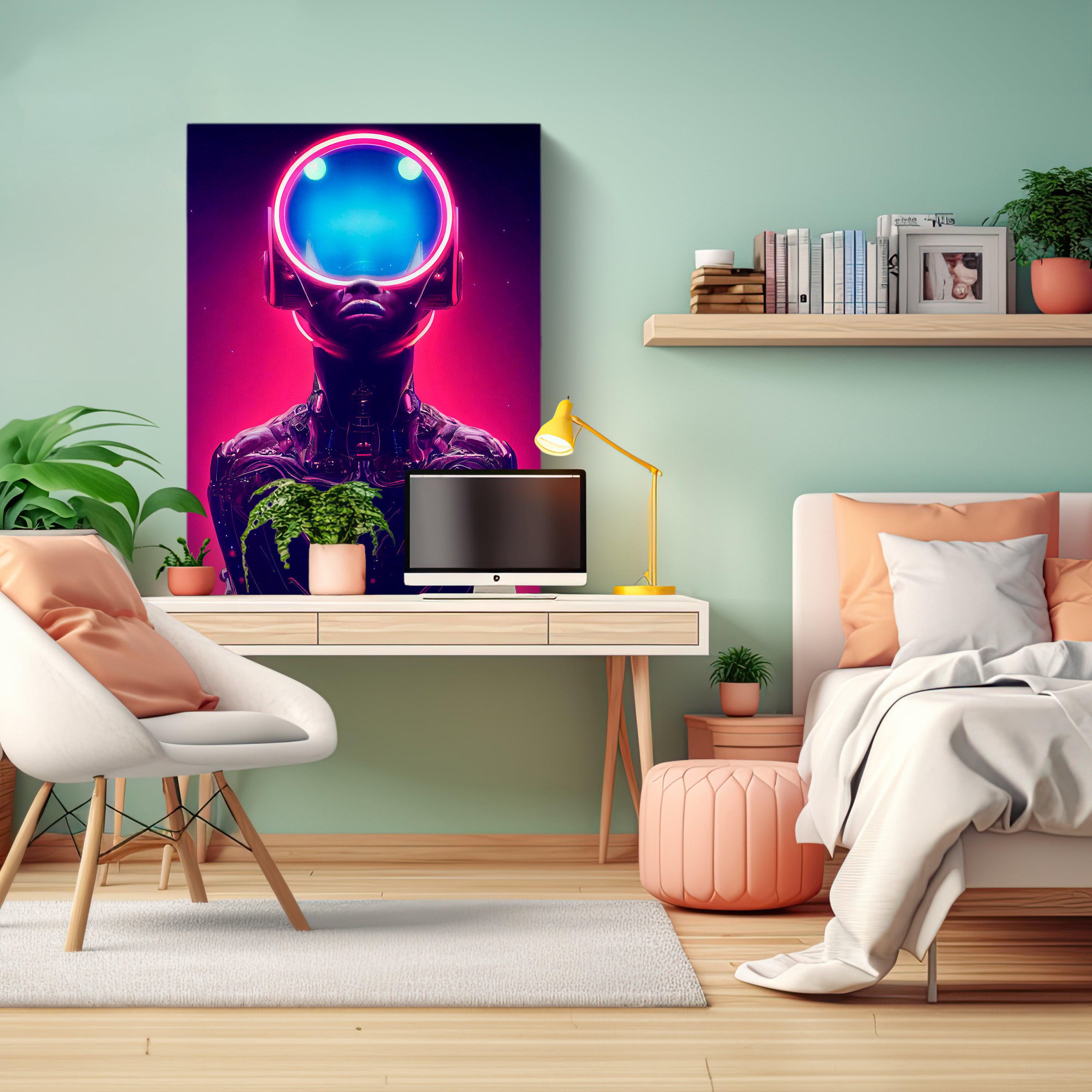 Leinwandbild Gaming, Roboter, Hochformat M0750 kaufen - Bild 3 Leinwandbild Gaming, Roboter, Hochformat M0750 kaufen - Bild 3