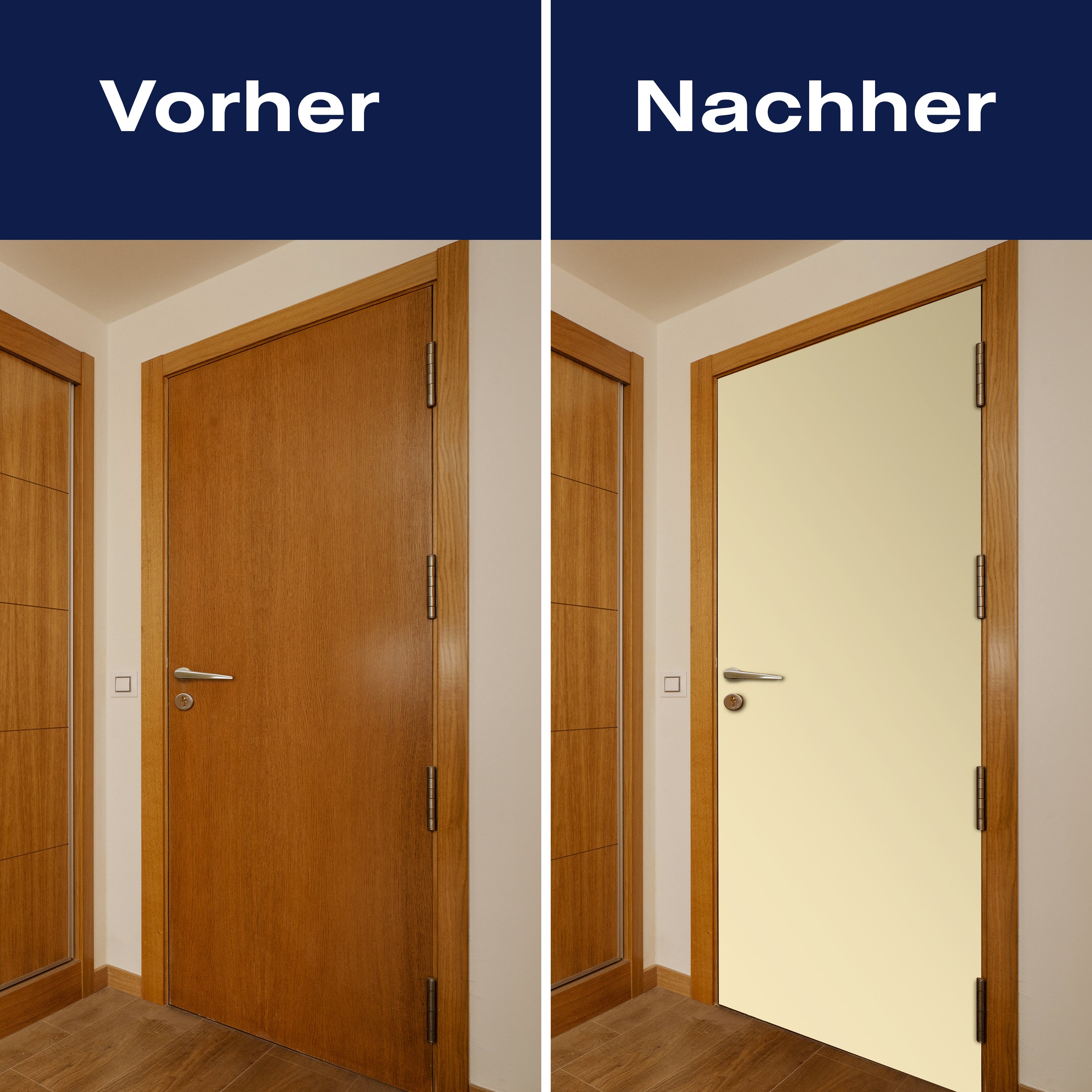 Türtapete einfarbig Creame M0750 - Bild 10 Türtapete einfarbig Creame M0750 - Bild 10