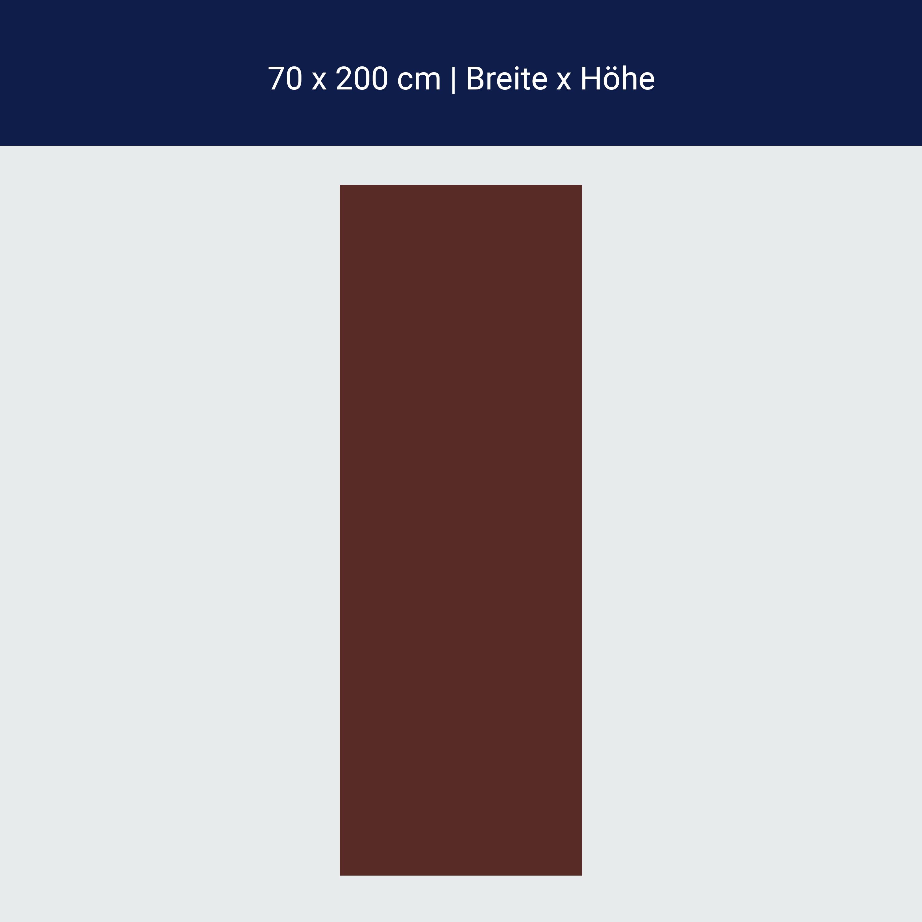 Türtapete einfarbig Braun M0751 Türtapete einfarbig Braun M0751