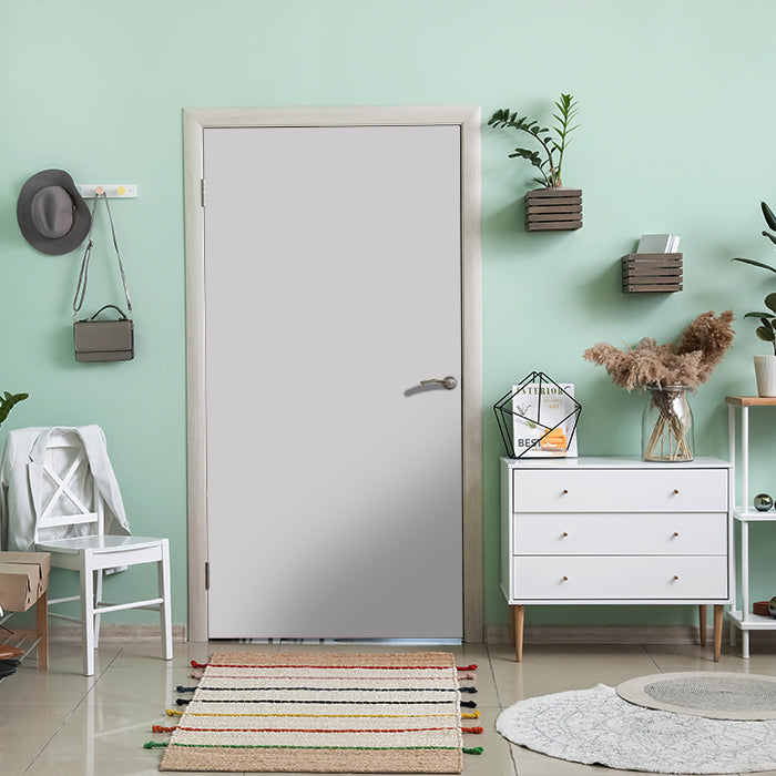 Türtapete einfarbig Hellgrau M0752 - Bild 1 Türtapete einfarbig Hellgrau M0752 - Bild 1