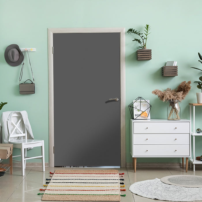 Türtapete einfarbig Dunkelgrau M0753 - Bild 1 Türtapete einfarbig Dunkelgrau M0753 - Bild 1