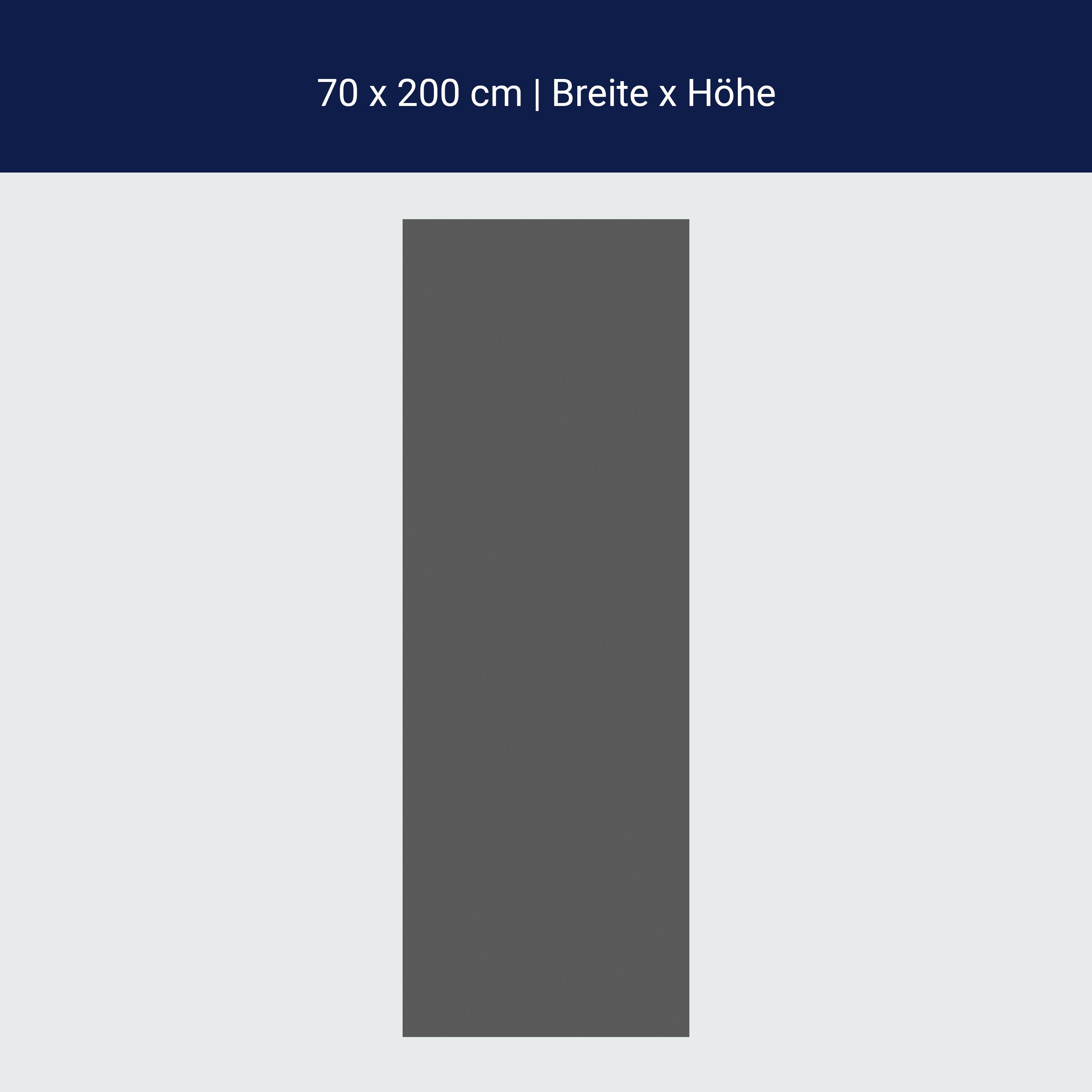 Türtapete einfarbig Dunkelgrau M0753 Türtapete einfarbig Dunkelgrau M0753