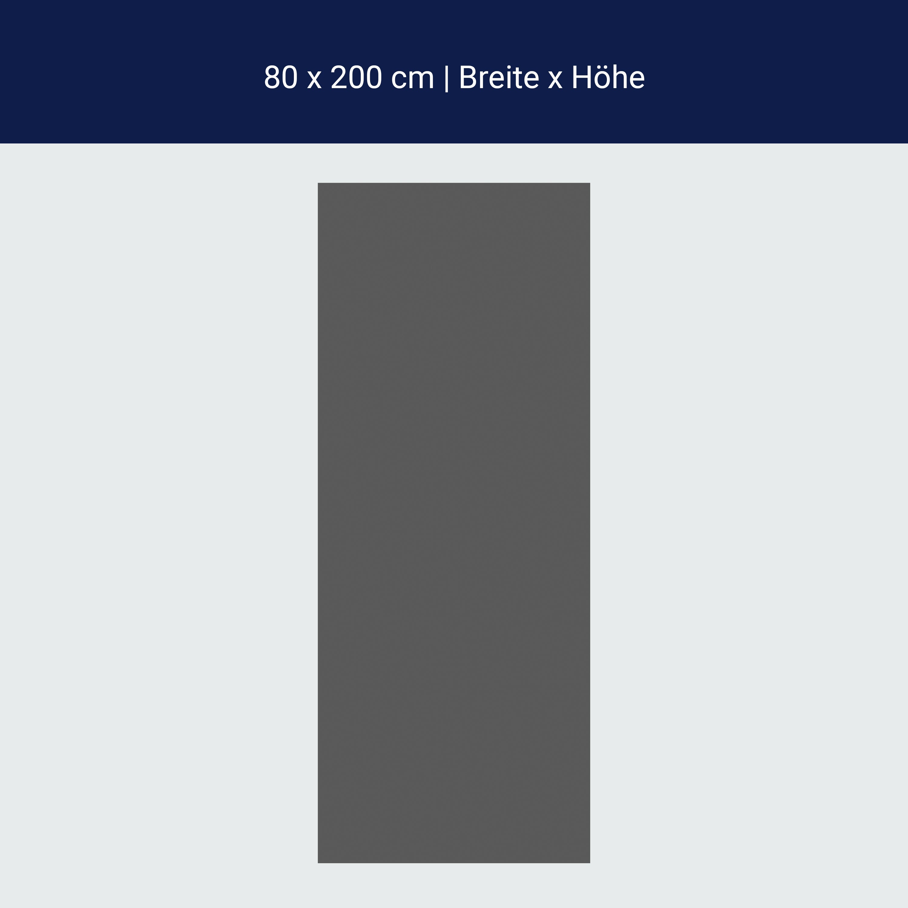 Türtapete einfarbig Dunkelgrau M0753 Türtapete einfarbig Dunkelgrau M0753