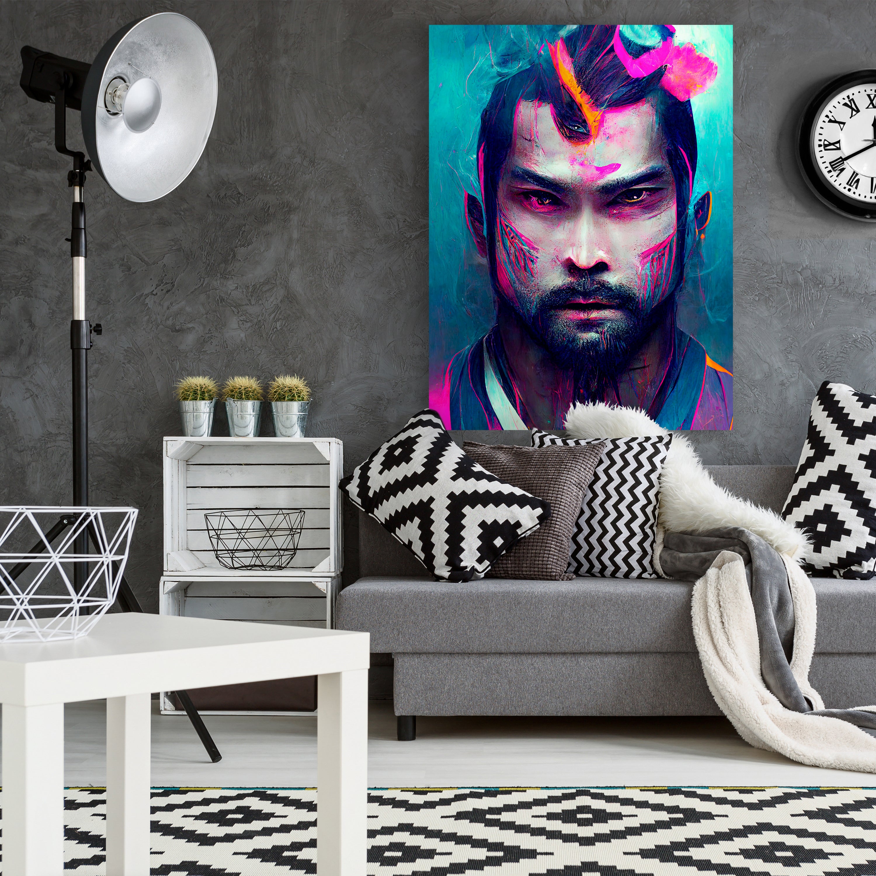 Leinwandbild Kämpfer und Krieger, Ninja, Hochformat M0755 kaufen - Bild 2 Leinwandbild Kämpfer und Krieger, Ninja, Hochformat M0755 kaufen - Bild 2