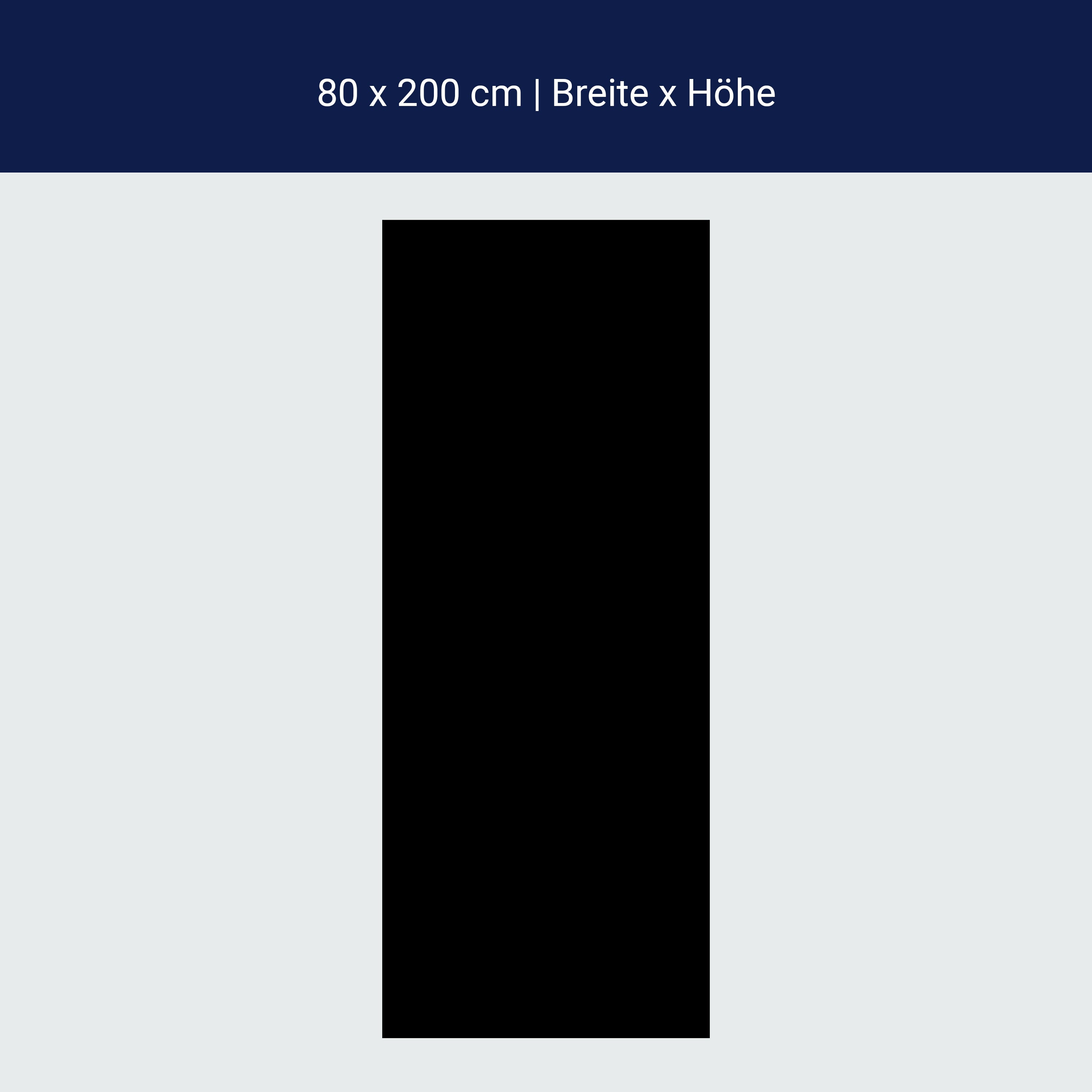 Türtapete einfarbig Schwarz M0756 Türtapete einfarbig Schwarz M0756