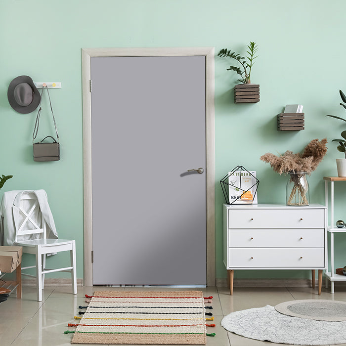 Türtapete einfarbig Silber M0758 - Bild 1 Türtapete einfarbig Silber M0758 - Bild 1