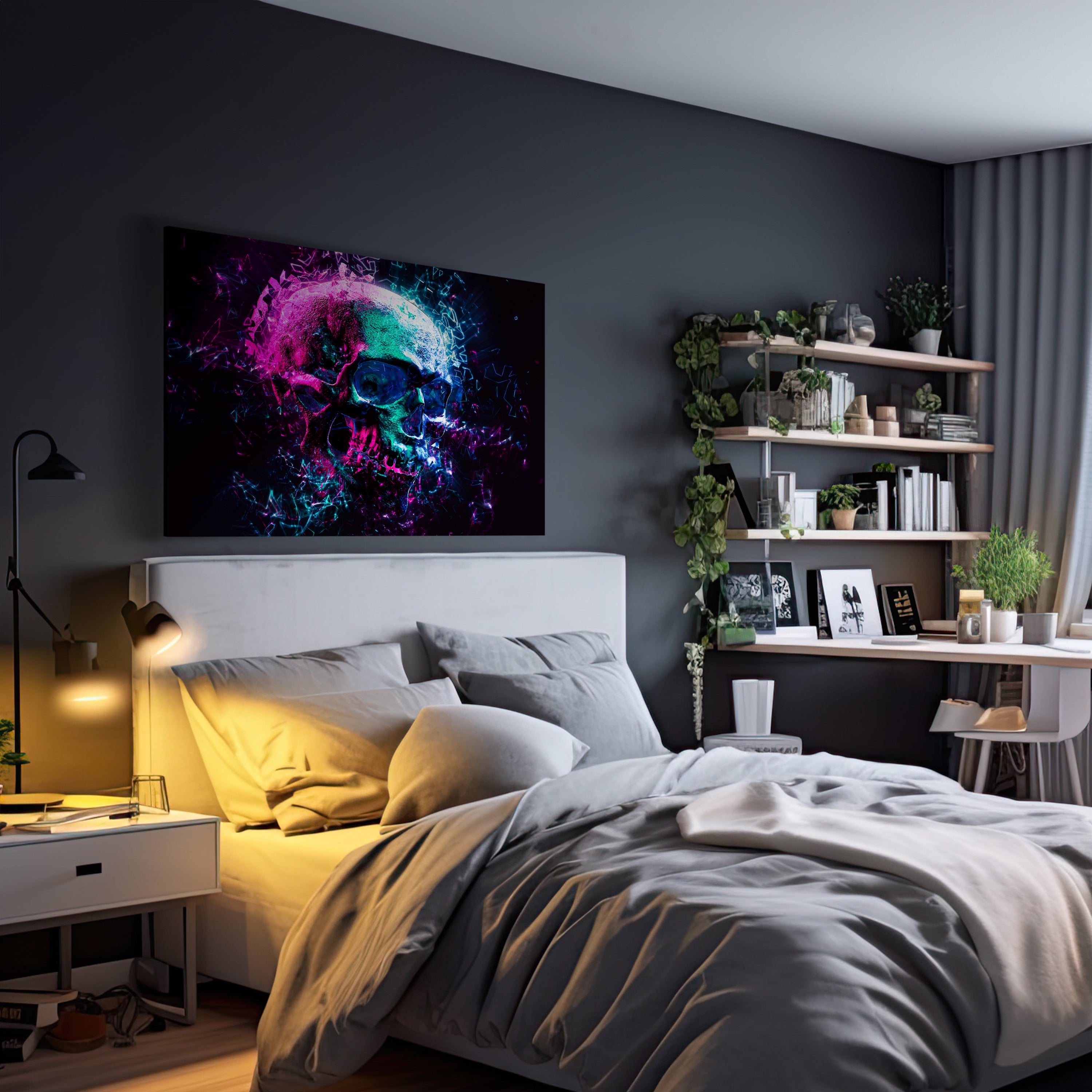 Leinwandbild Digital Art, Totenkopf, Querformat M0759 kaufen - Bild 3 Leinwandbild Digital Art, Totenkopf, Querformat M0759 kaufen - Bild 3