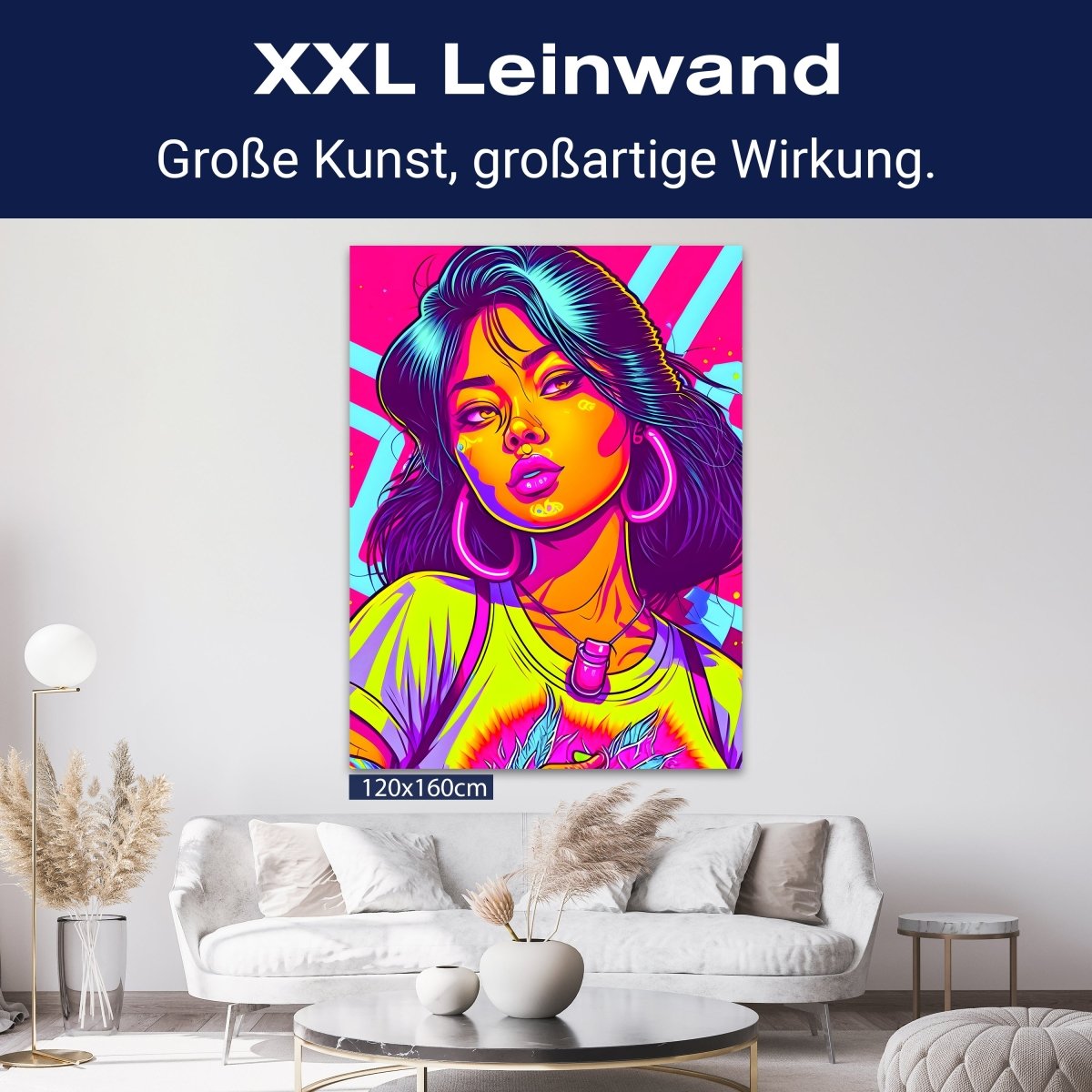 Leinwandbild Pop Art Stil, Asiatin, Hochformat M0760 kaufen - Bild 9 Leinwandbild Pop Art Stil, Asiatin, Hochformat M0760 kaufen - Bild 9
