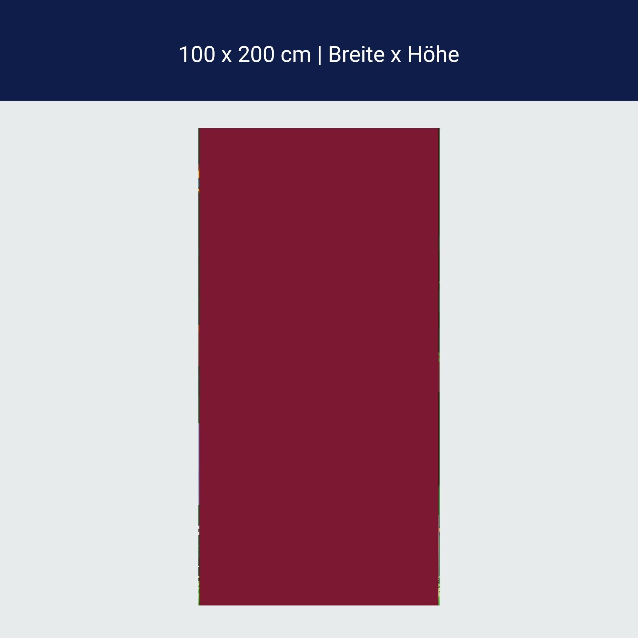 Türtapete einfarbig Bordeaux M0761 Türtapete einfarbig Bordeaux M0761