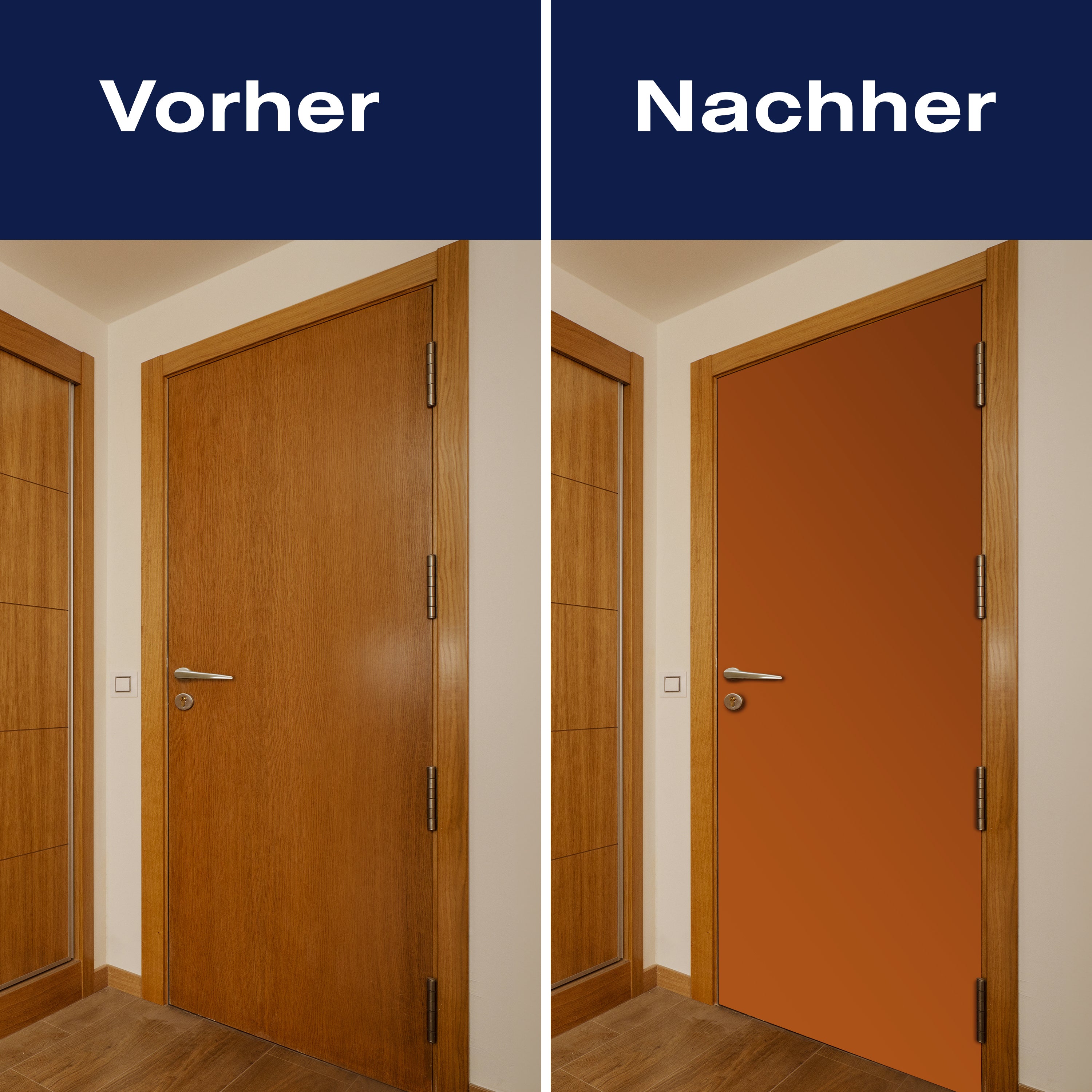 Türtapete einfarbig Hasselnuss M0762 - Bild 10 Türtapete einfarbig Hasselnuss M0762 - Bild 10