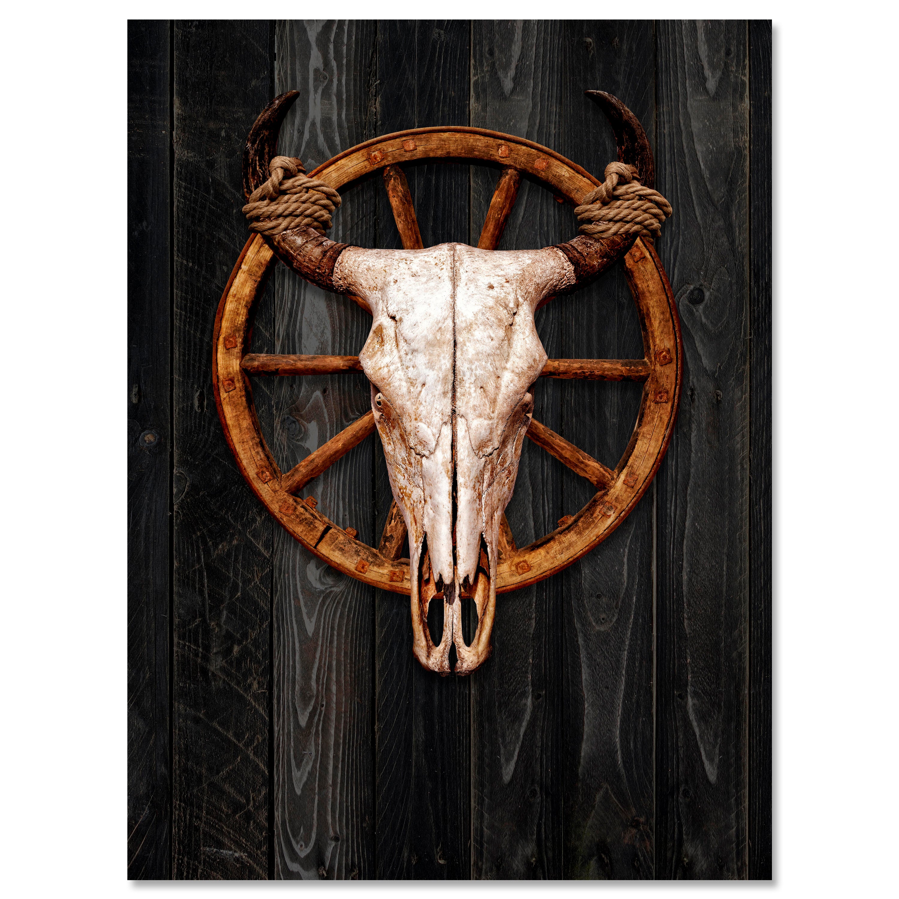 Leinwandbild Totenkopf, Schädel, Bulle, Hochformat M0769 kaufen - Bild 1 Leinwandbild Totenkopf, Schädel, Bulle, Hochformat M0769 kaufen - Bild 1