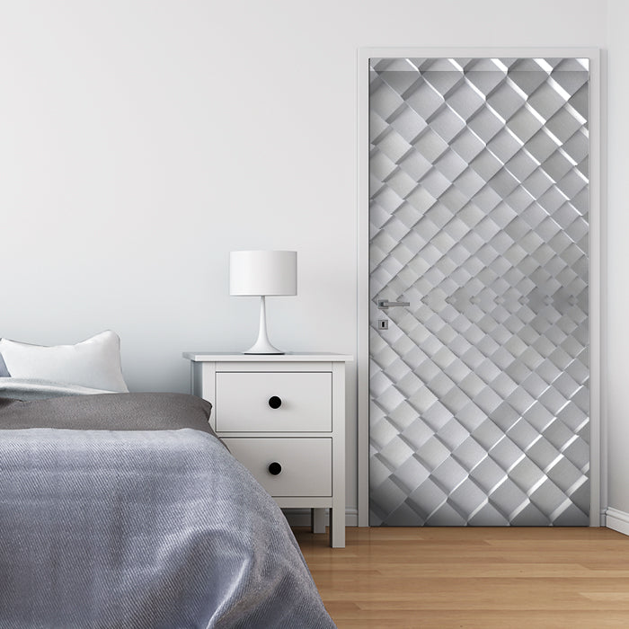 Türtapete Eine abstrakte Metallkulisse M0769 - Bild 1 Türtapete Eine abstrakte Metallkulisse M0769 - Bild 1