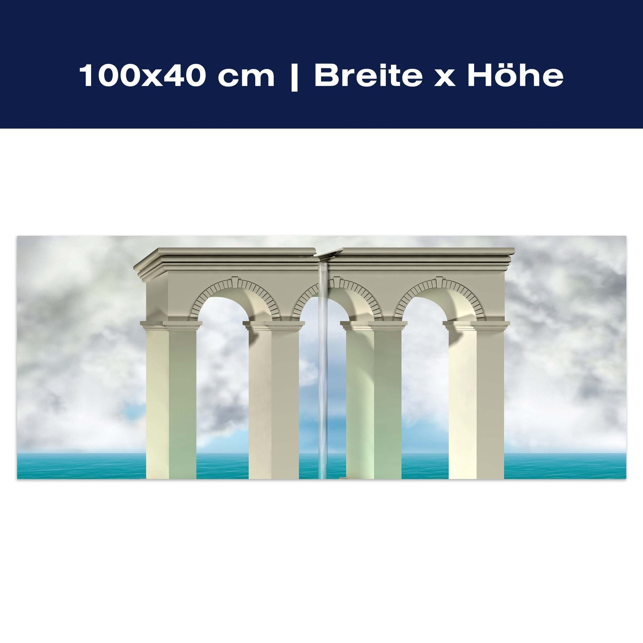 Leinwandbild optische Täuschung eines Wasserfalls M0774 Leinwandbild optische Täuschung eines Wasserfalls M0774