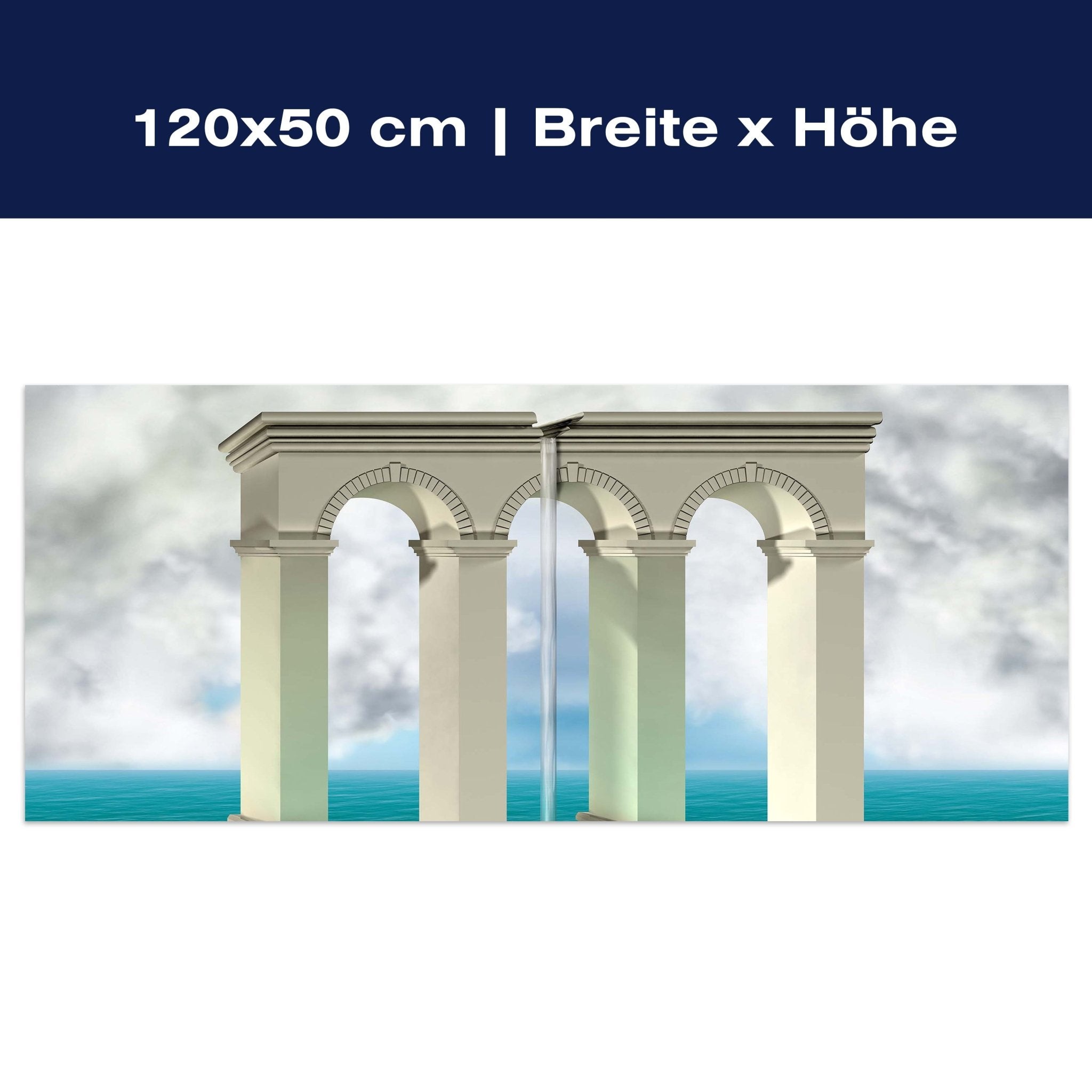 Leinwandbild optische Täuschung eines Wasserfalls M0774 Leinwandbild optische Täuschung eines Wasserfalls M0774