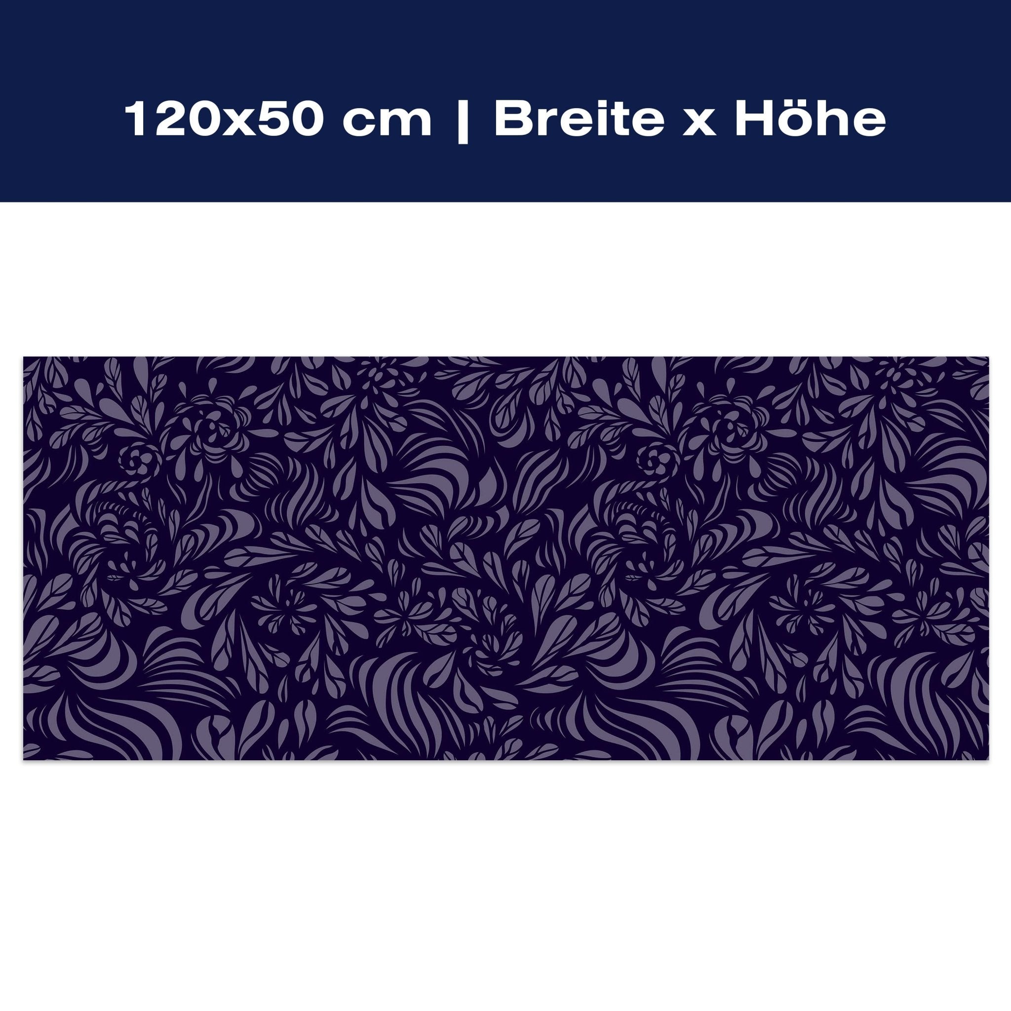 Leinwandbild Abstraktes Fantasie Blumenmuster M0778 Leinwandbild Abstraktes Fantasie Blumenmuster M0778