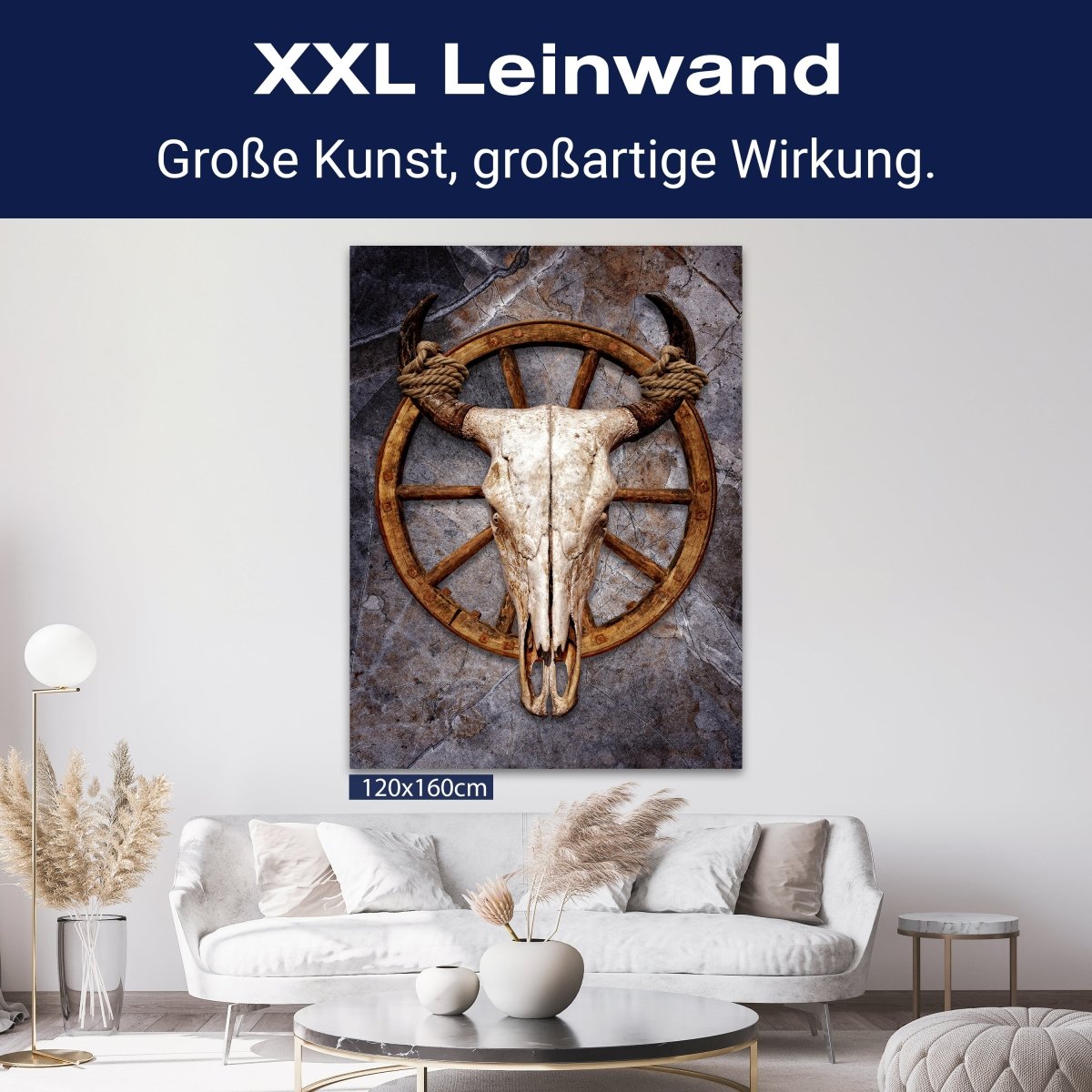 Leinwandbild Stier, Totenkopf, Hochformat M0784 kaufen - Bild 9 Leinwandbild Stier, Totenkopf, Hochformat M0784 kaufen - Bild 9