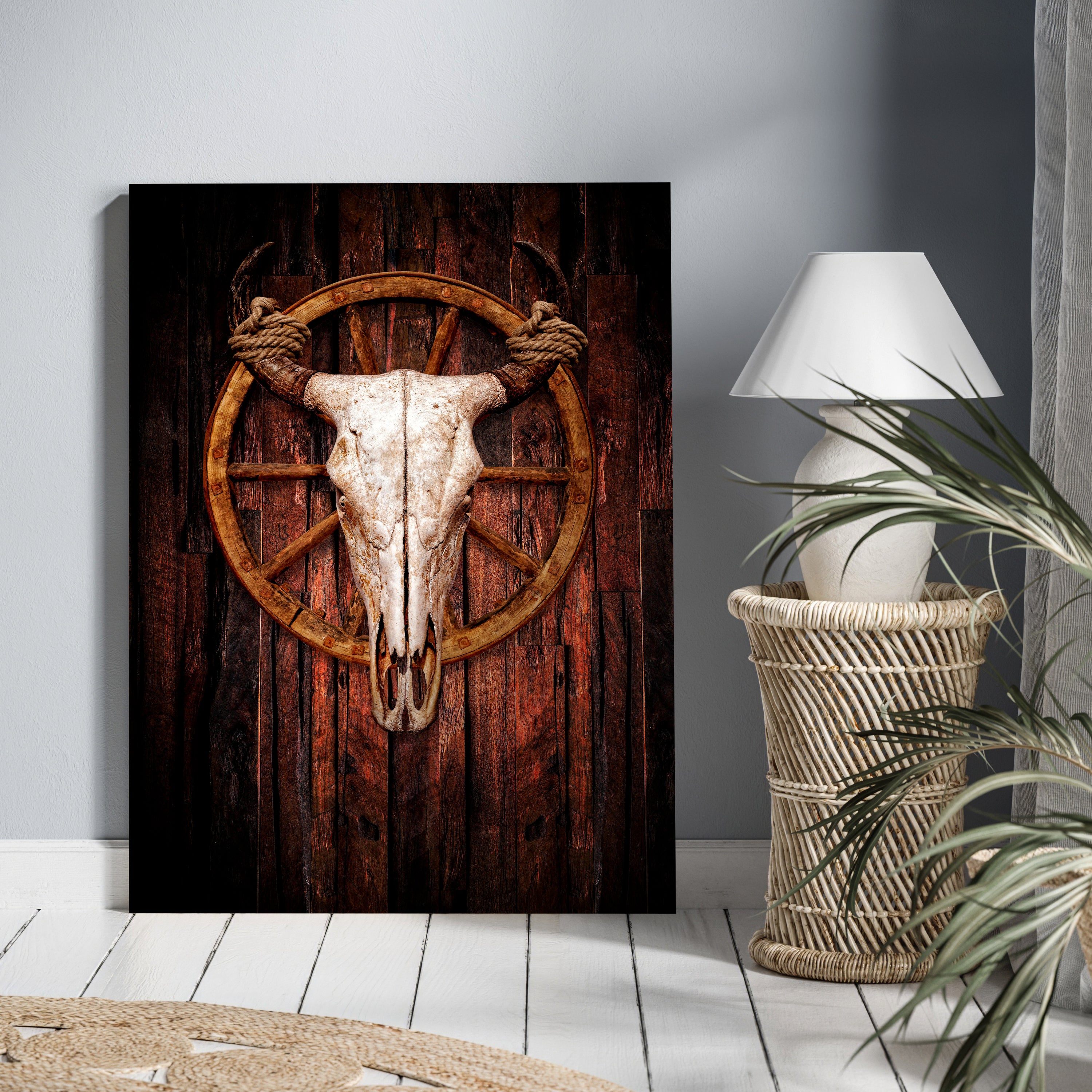 Leinwandbild Stier, Totenkopf, Hochformat M0786 kaufen - Bild 2 Leinwandbild Stier, Totenkopf, Hochformat M0786 kaufen - Bild 2