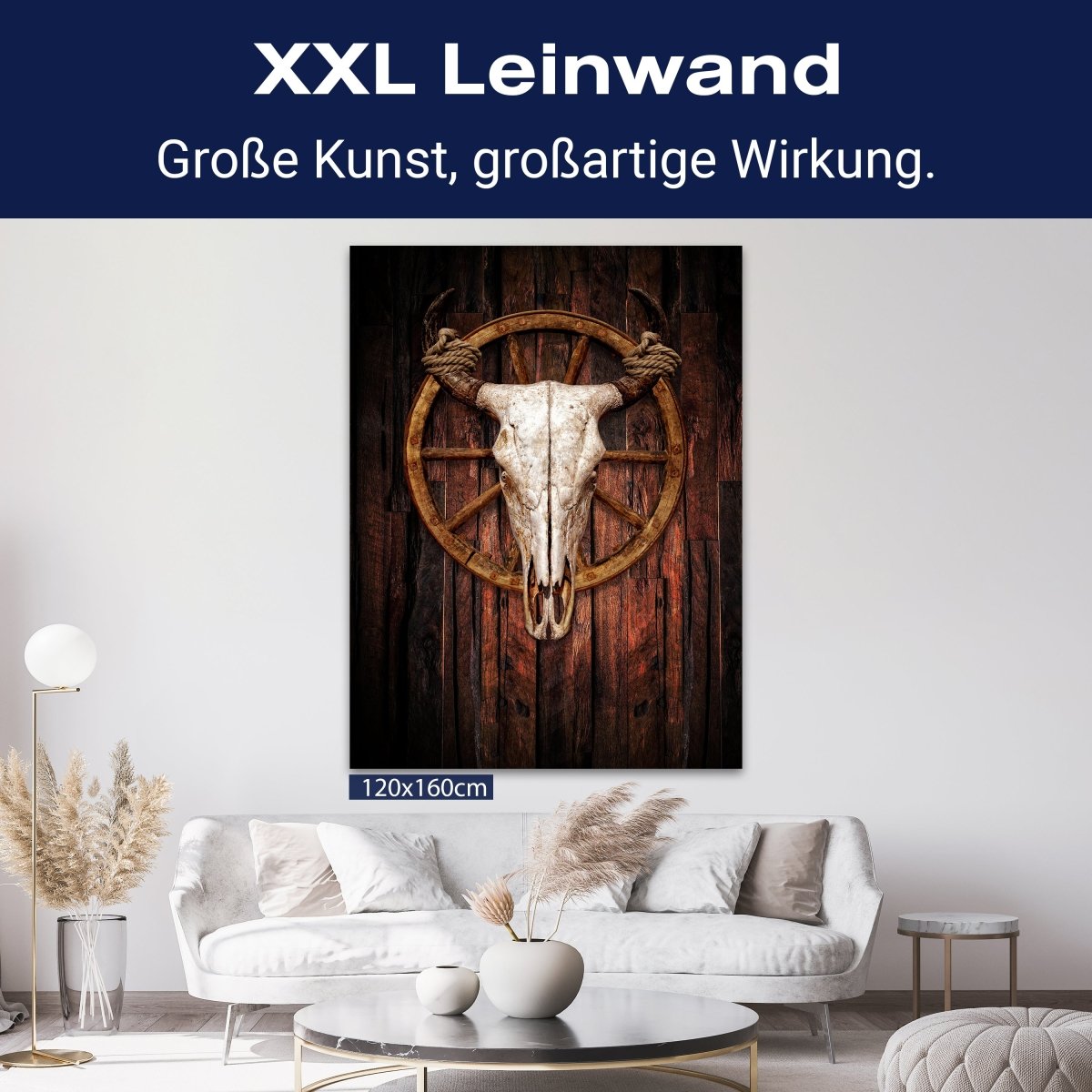 Leinwandbild Stier, Totenkopf, Hochformat M0786 kaufen - Bild 9 Leinwandbild Stier, Totenkopf, Hochformat M0786 kaufen - Bild 9