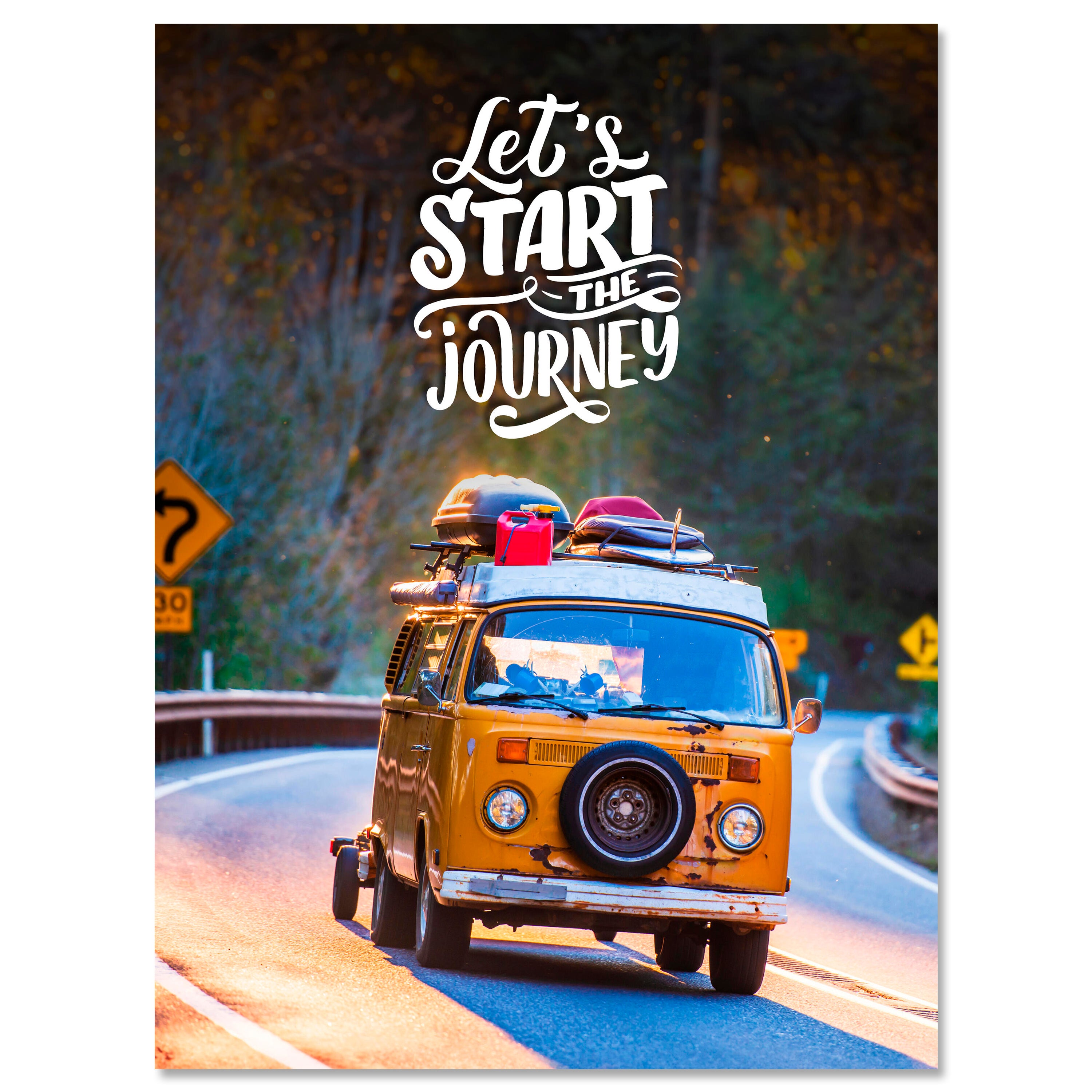 Leinwandbild Spruch Journey, Bus, Hochformat M0788 kaufen - Bild 1 Leinwandbild Spruch Journey, Bus, Hochformat M0788 kaufen - Bild 1