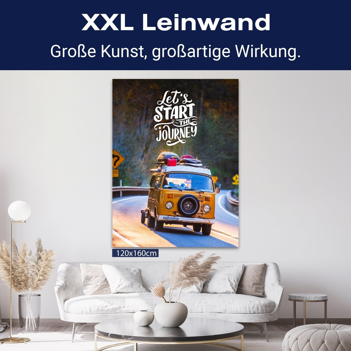 Leinwandbild Spruch Journey, Bus, Hochformat M0788 kaufen - Bild 9 Leinwandbild Spruch Journey, Bus, Hochformat M0788 kaufen - Bild 9