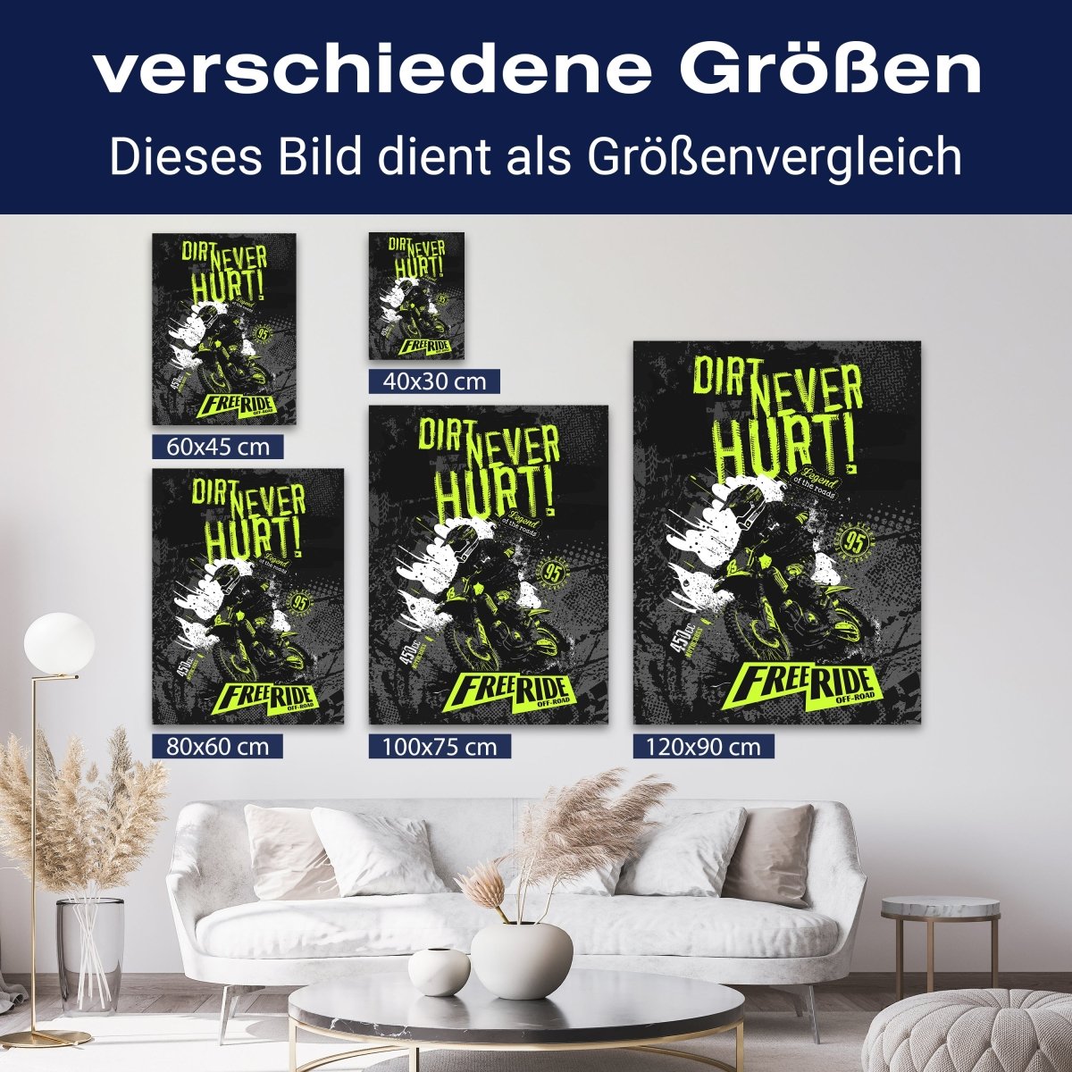 Leinwandbild Sport, Motocross, Motorrad, Spruch, Hochformat M0790 kaufen - Bild 8 Leinwandbild Sport, Motocross, Motorrad, Spruch, Hochformat M0790 kaufen - Bild 8