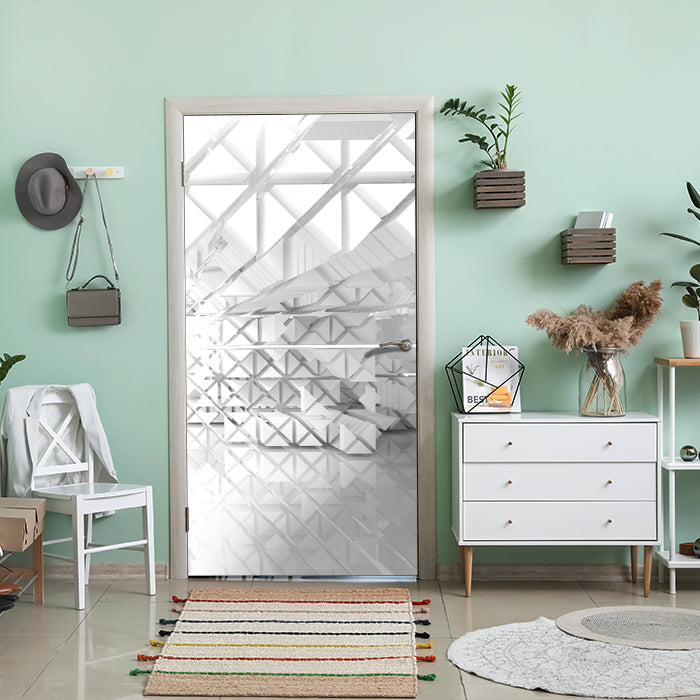 Türtapete Weiße Architektur Raumerweiterung M0790 - Bild 1 Türtapete Weiße Architektur Raumerweiterung M0790 - Bild 1