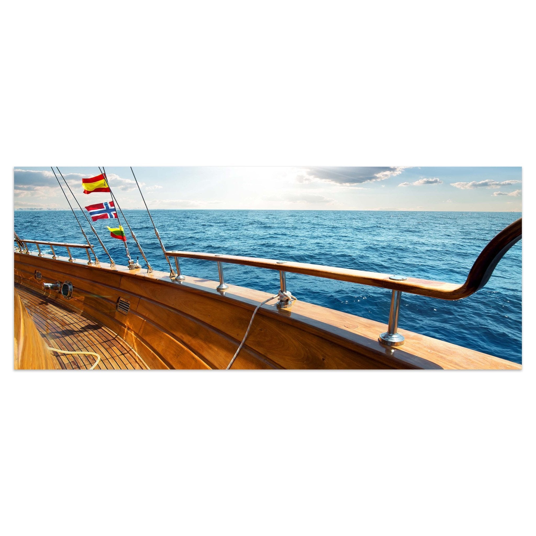 Leinwandbild Yacht im Meer an sonnigen Tag M0795 kaufen - Bild 1 Leinwandbild Yacht im Meer an sonnigen Tag M0795 kaufen - Bild 1