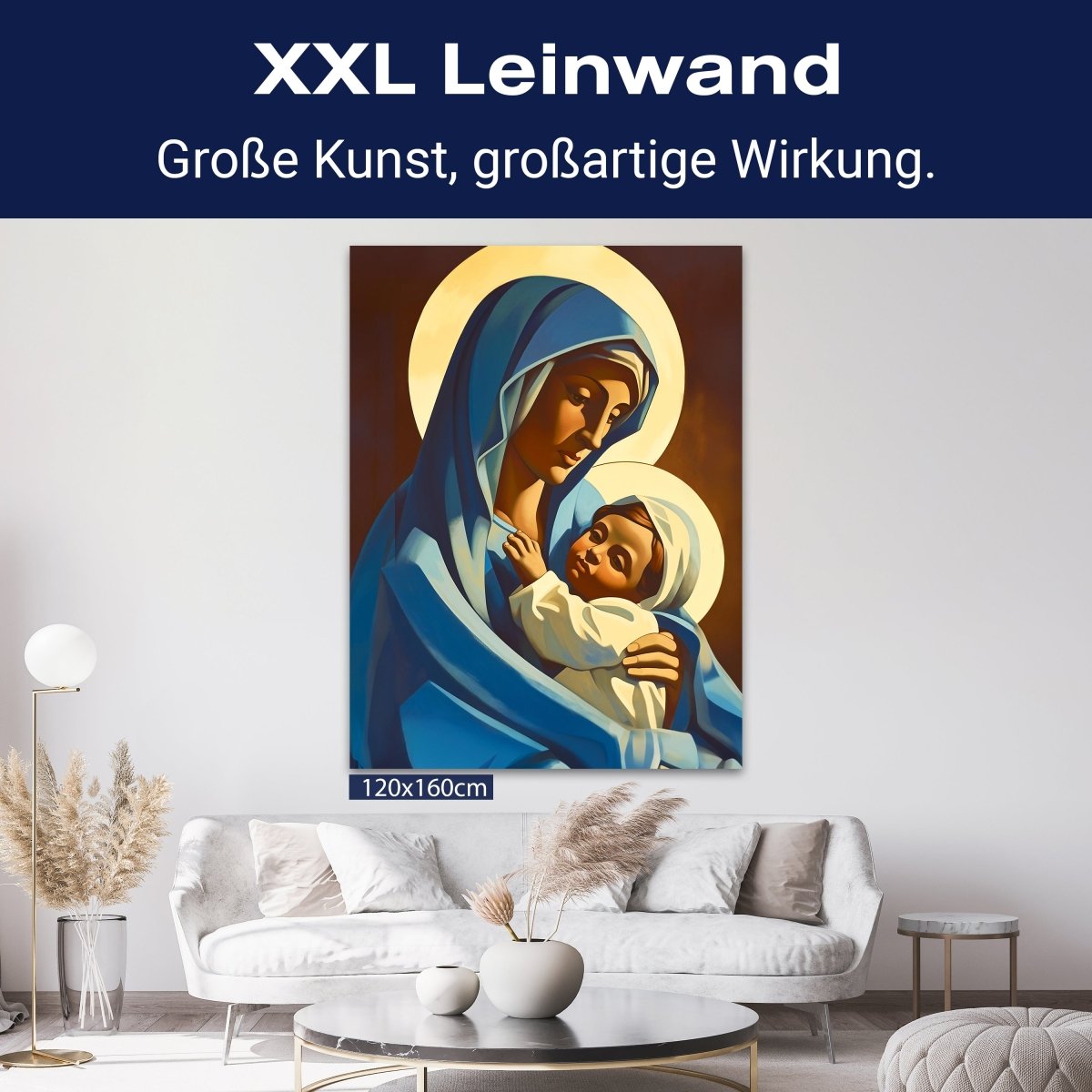 Leinwandbild Malerei, Maria, Hochformat M0800 kaufen - Bild 9 Leinwandbild Malerei, Maria, Hochformat M0800 kaufen - Bild 9