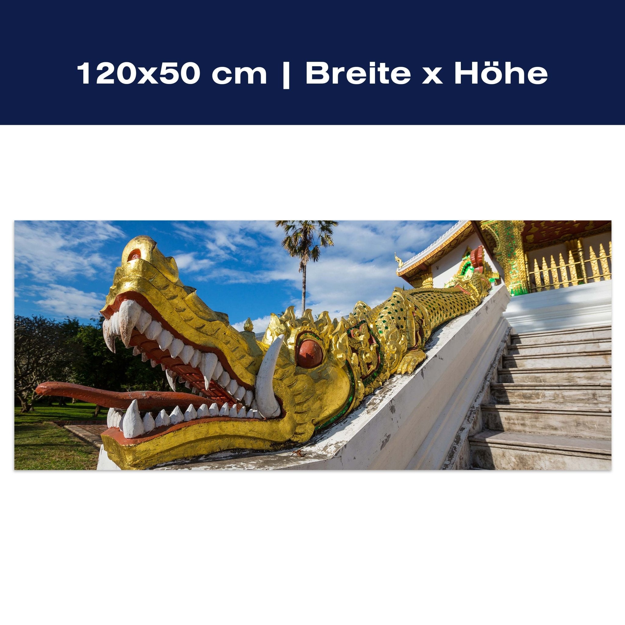 Leinwandbild Tempel in Luang Prabang M0802 Leinwandbild Tempel in Luang Prabang M0802