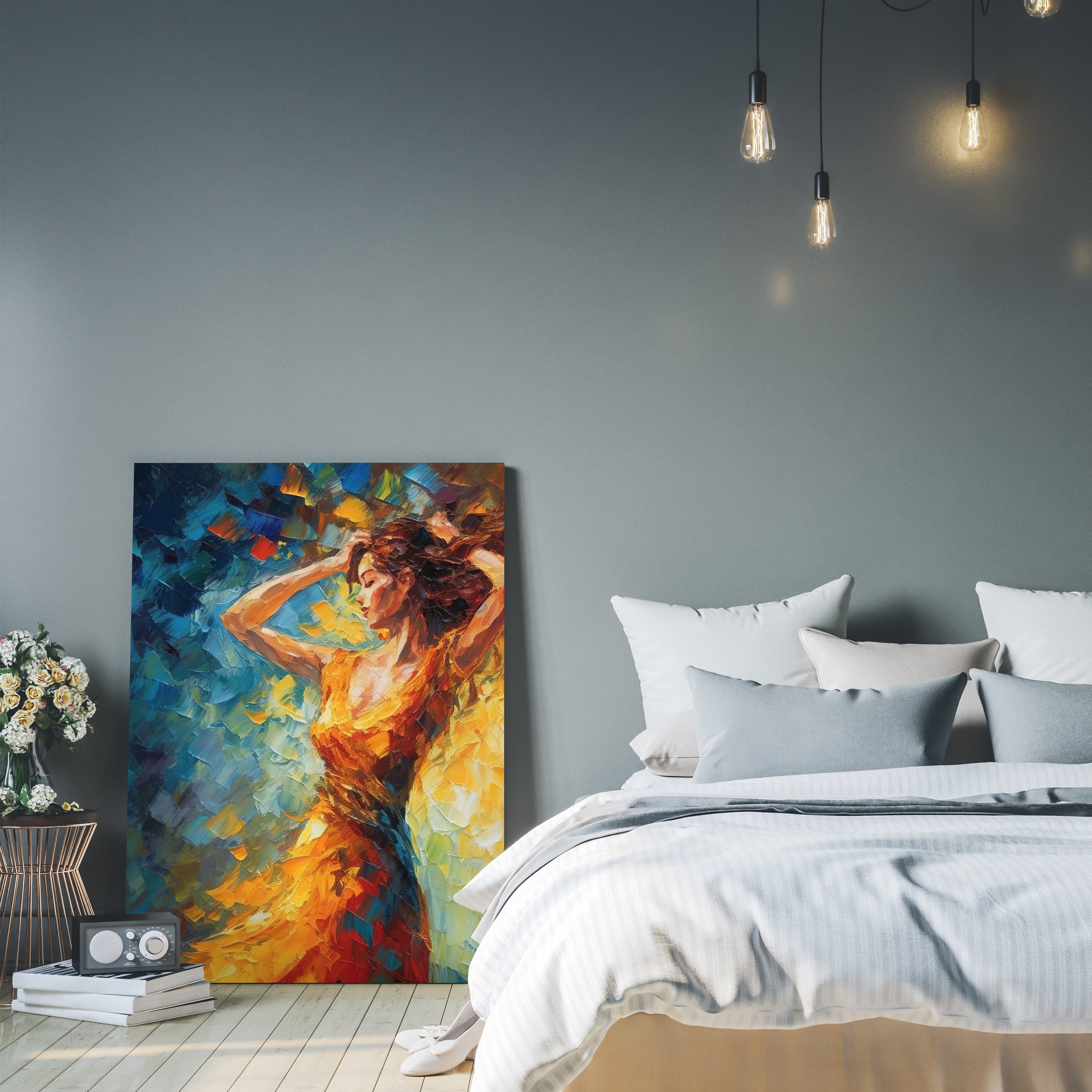 Leinwandbild Malerei, Frau, Hochformat M0802 kaufen - Bild 3 Leinwandbild Malerei, Frau, Hochformat M0802 kaufen - Bild 3