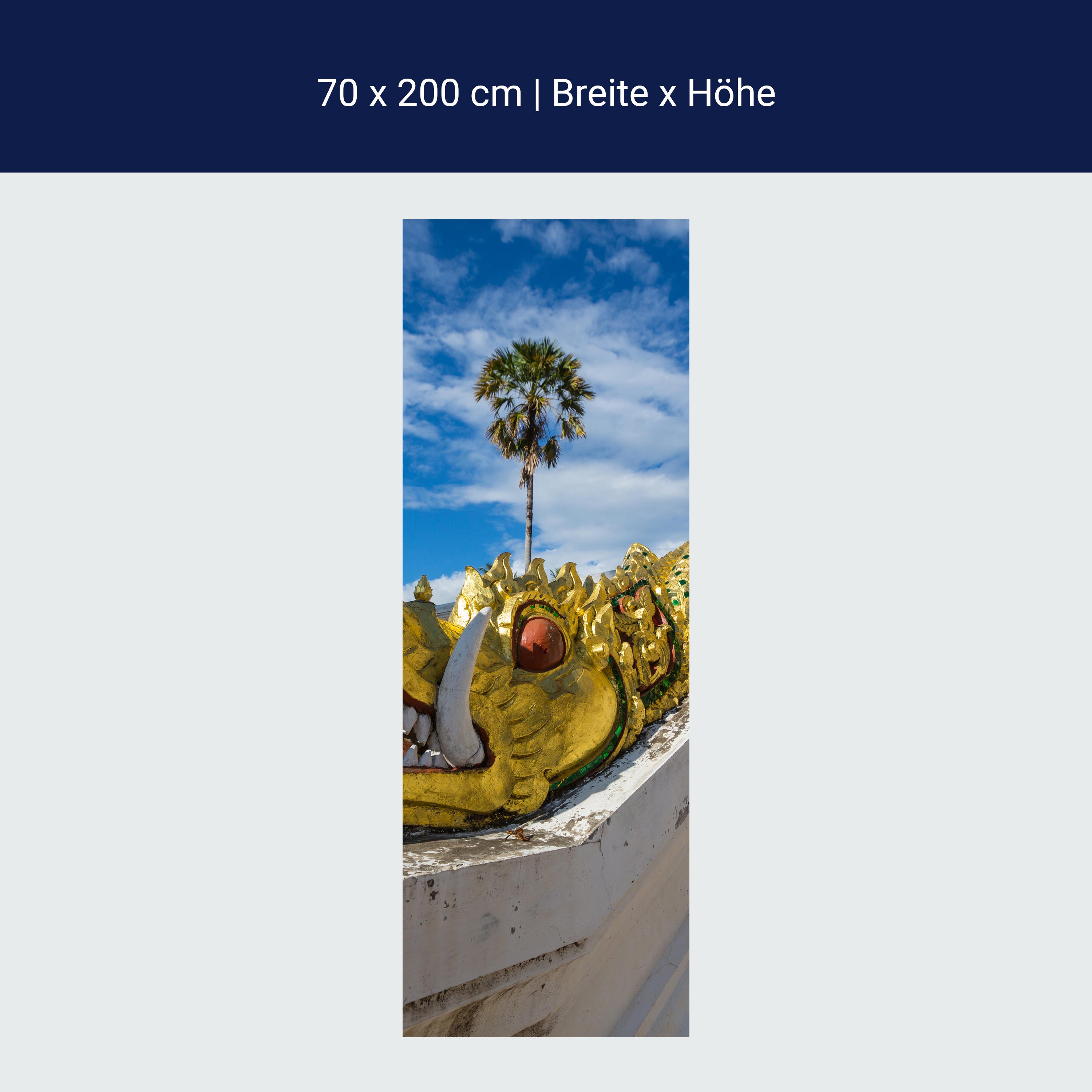 Türtapete Tempel in Luang Prabang M0802 Türtapete Tempel in Luang Prabang M0802