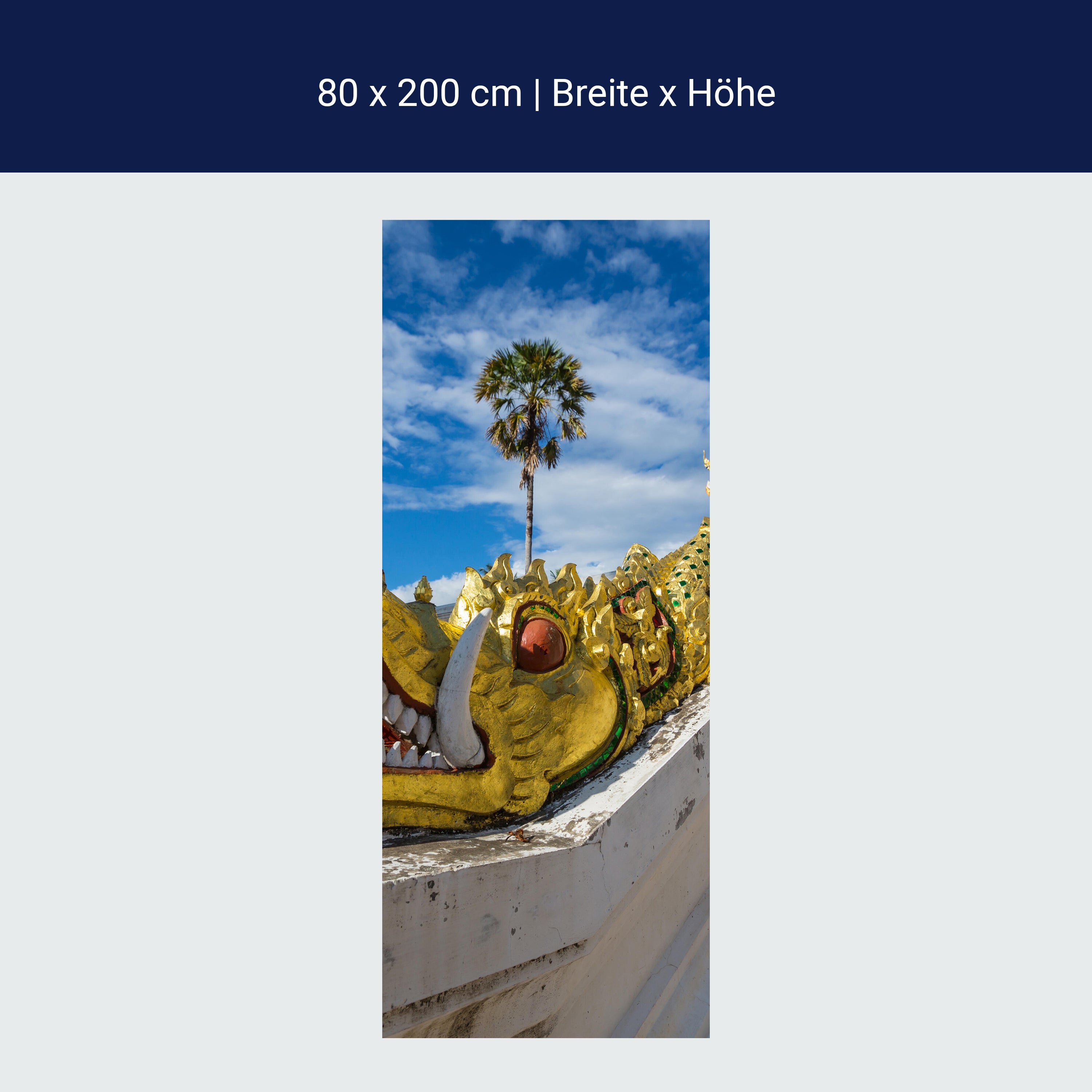 Türtapete Tempel in Luang Prabang M0802 Türtapete Tempel in Luang Prabang M0802