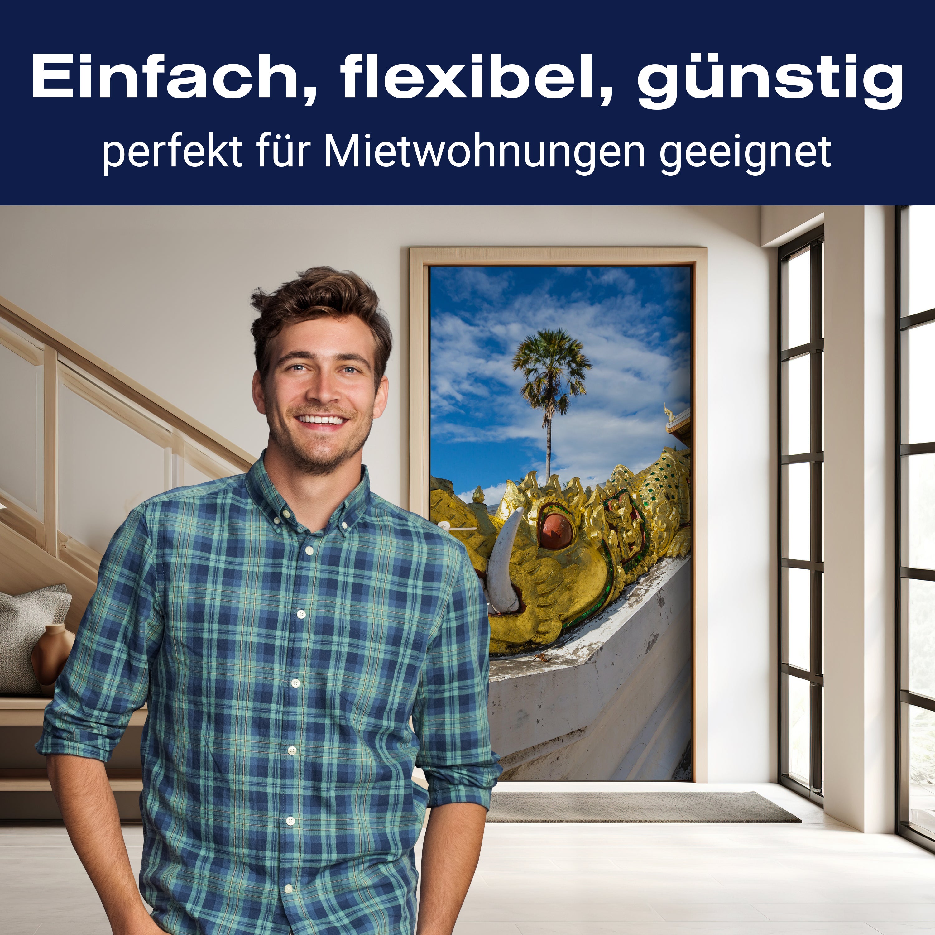 Türtapete Tempel in Luang Prabang M0802 - Bild 3 Türtapete Tempel in Luang Prabang M0802 - Bild 3