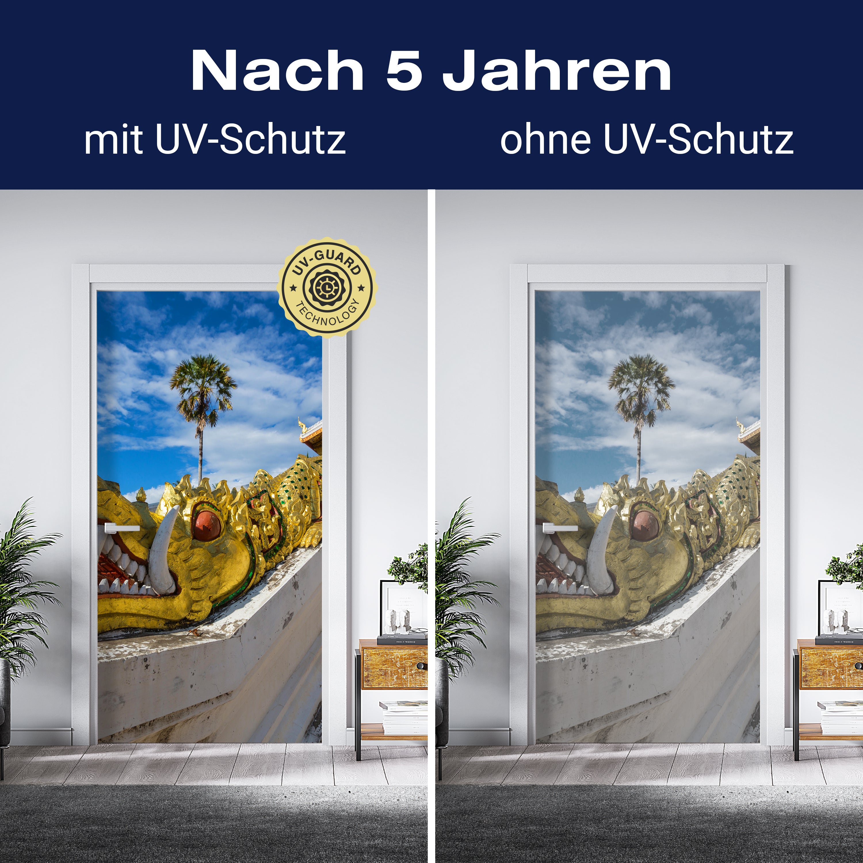 Türtapete Tempel in Luang Prabang M0802 - Bild 4 Türtapete Tempel in Luang Prabang M0802 - Bild 4