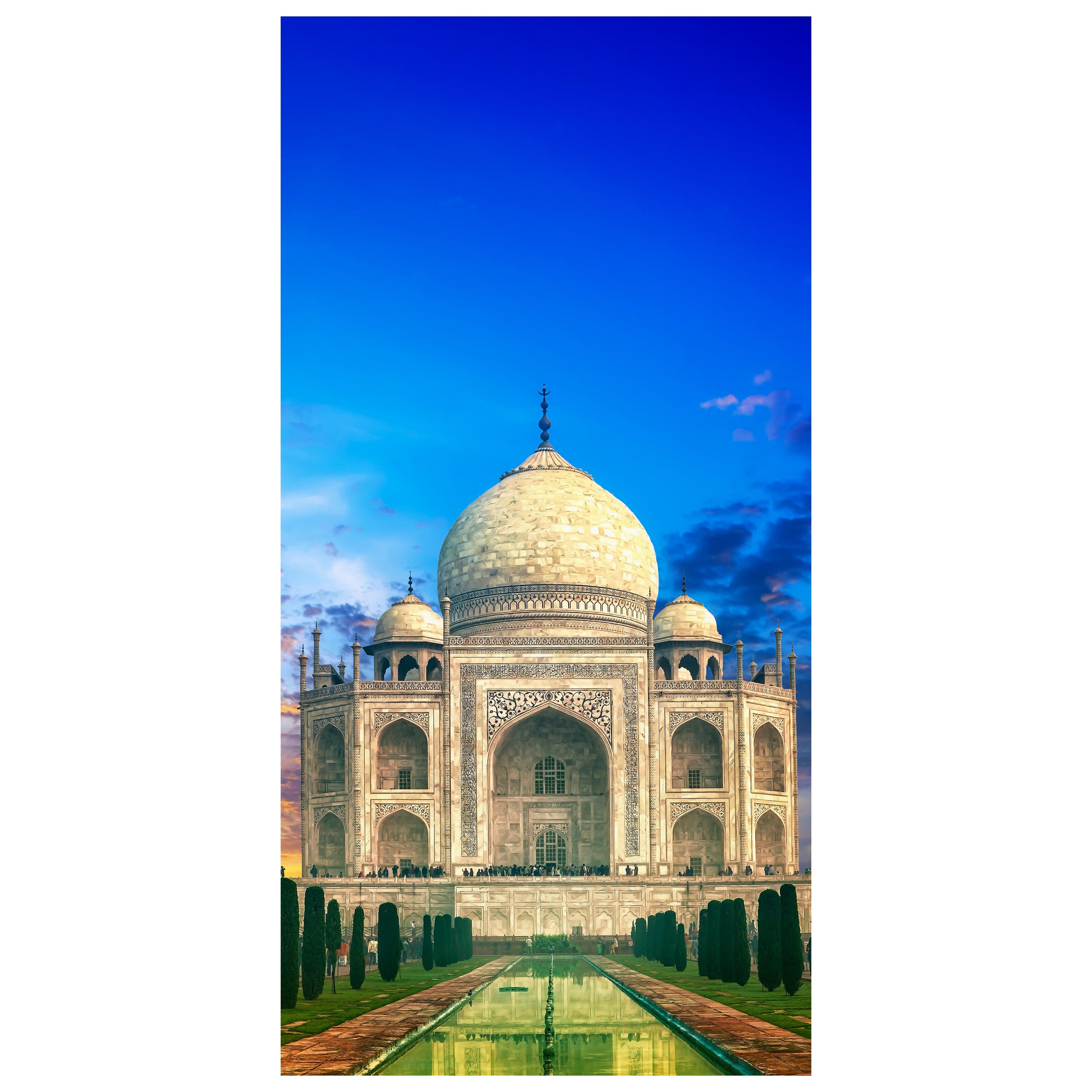 Türtapete Taj Mahal Indien Sonnenuntergang M0803 - Bild 2 Türtapete Taj Mahal Indien Sonnenuntergang M0803 - Bild 2