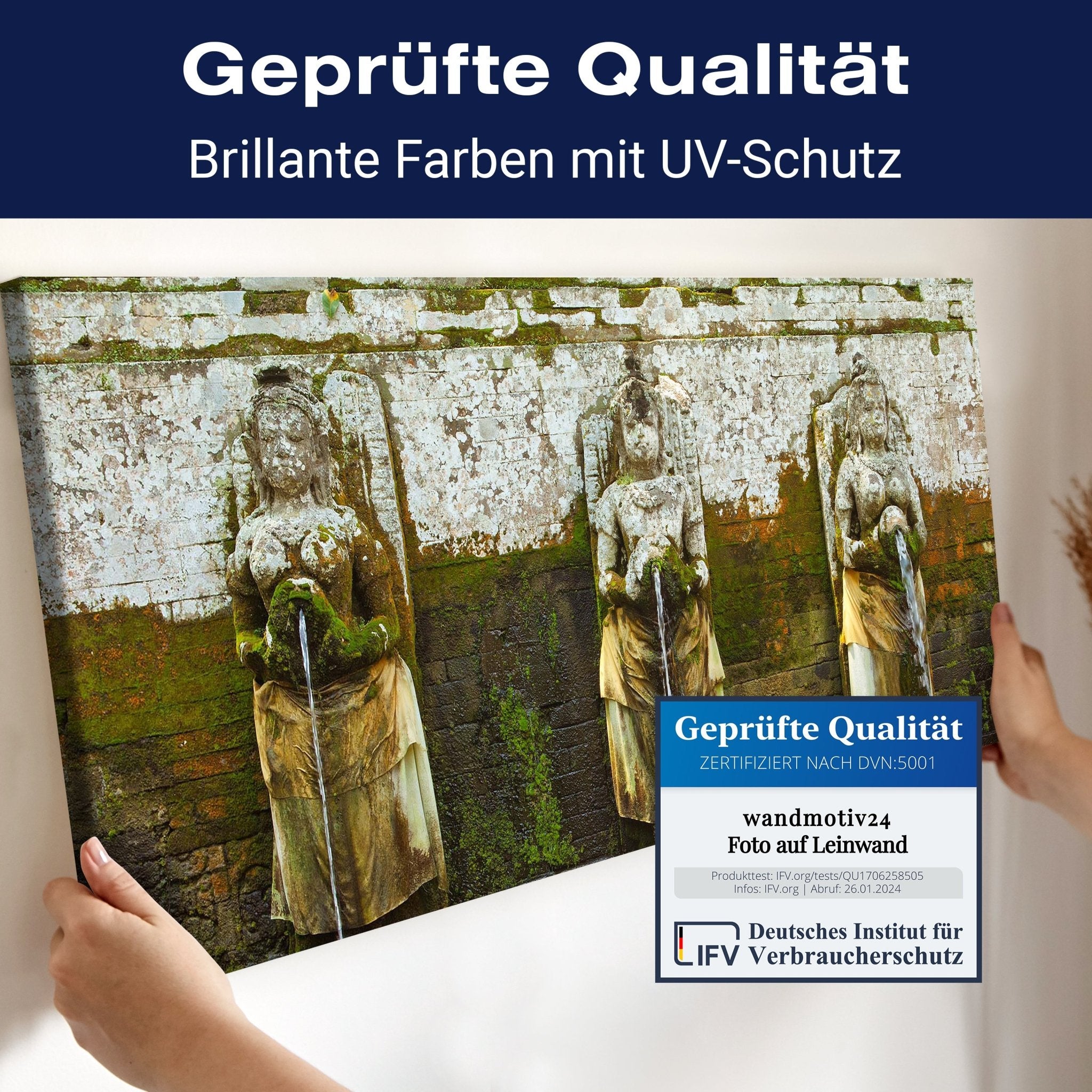 Leinwandbild Brunnen am Goa Gajah Tempel, Indonesien M0808 kaufen - Bild 4 Leinwandbild Brunnen am Goa Gajah Tempel, Indonesien M0808 kaufen - Bild 4