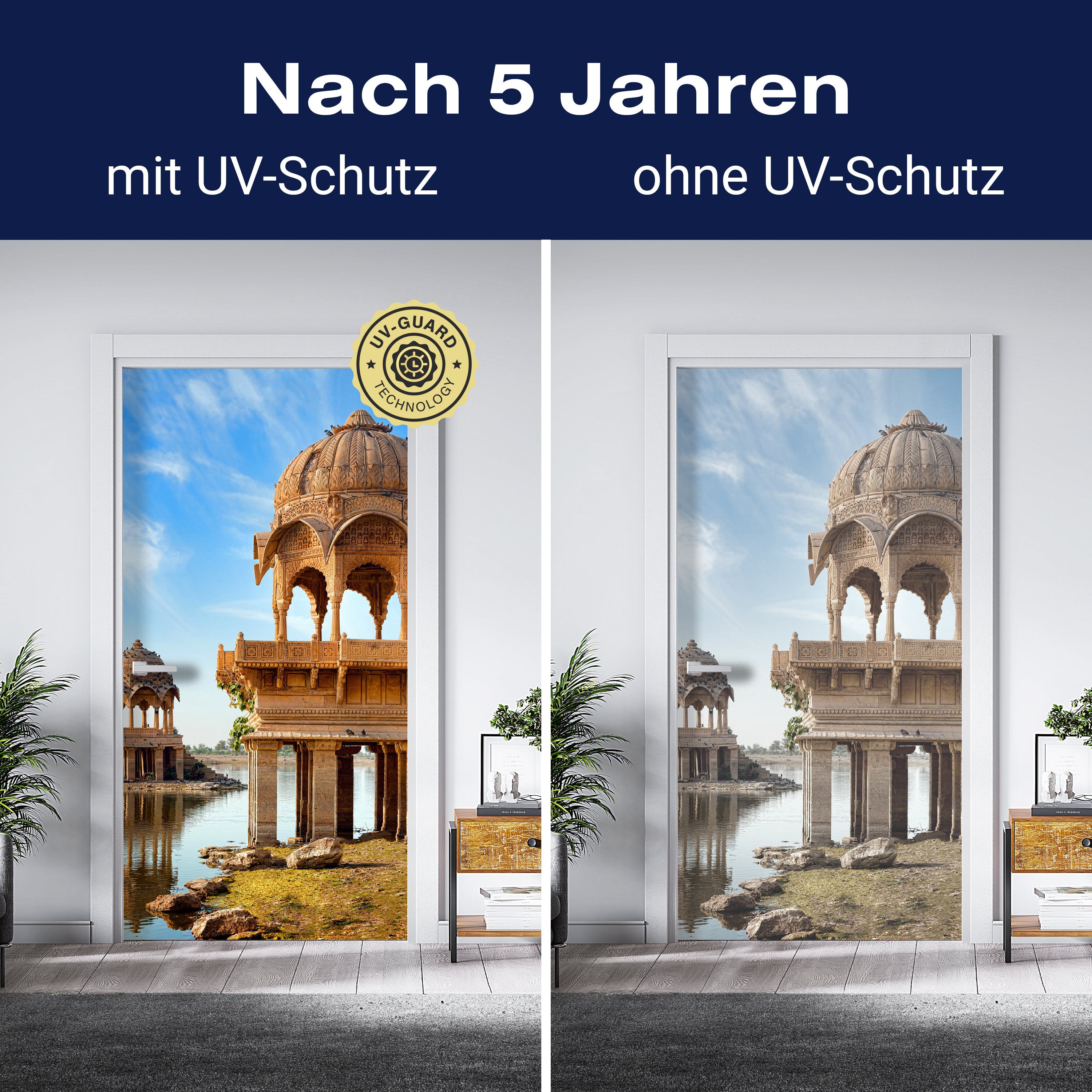 Türtapete Gadi Sagar See, Indien M0810 - Bild 4 Türtapete Gadi Sagar See, Indien M0810 - Bild 4