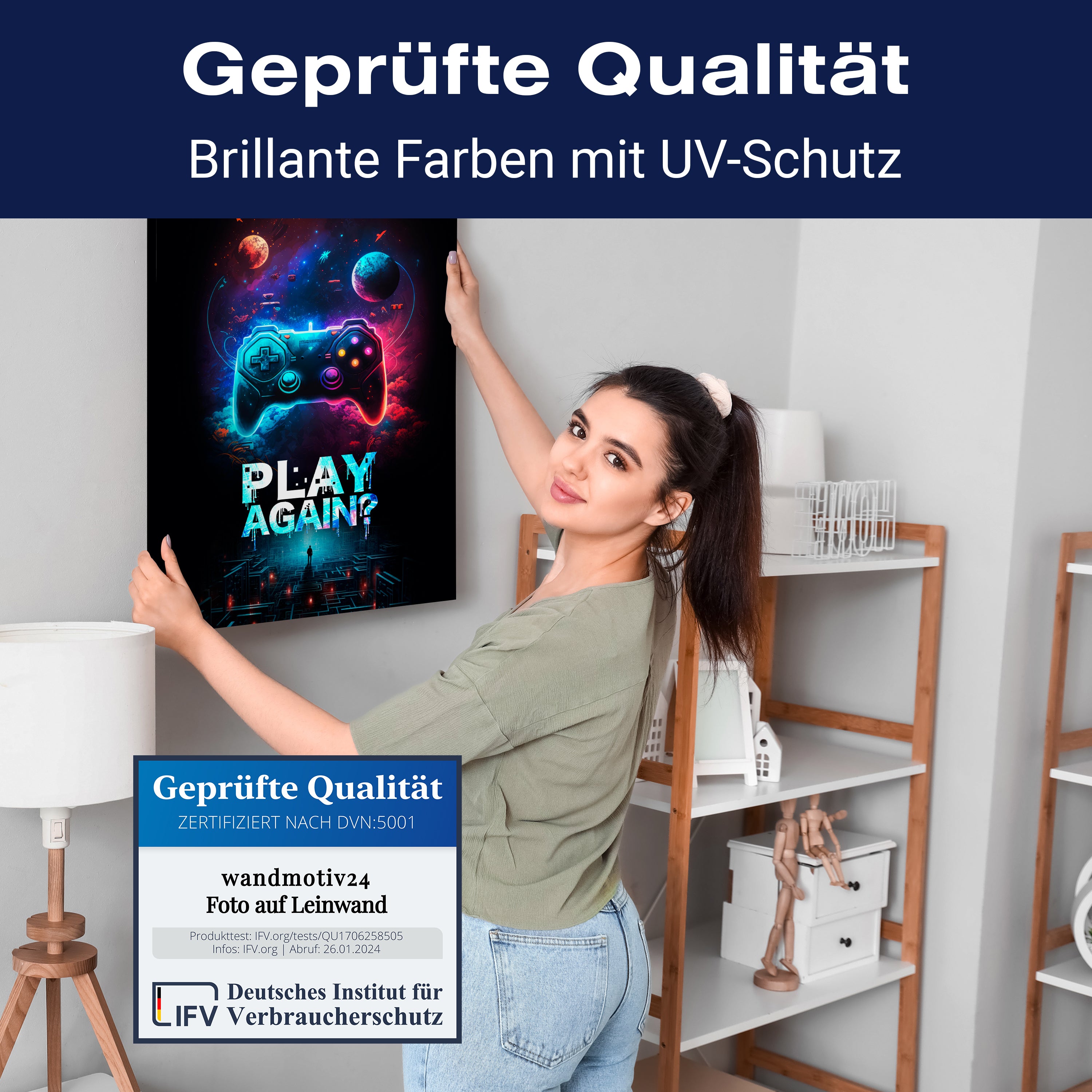 Leinwandbild Controller, Weltall, Hochformat M0814 kaufen - Bild 4 Leinwandbild Controller, Weltall, Hochformat M0814 kaufen - Bild 4