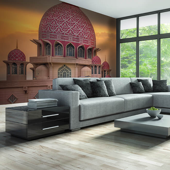 Fototapete Sonnenuntergang über Putrajaya-Moschee M0815 - Bild 1 Fototapete Sonnenuntergang über Putrajaya-Moschee M0815 - Bild 1